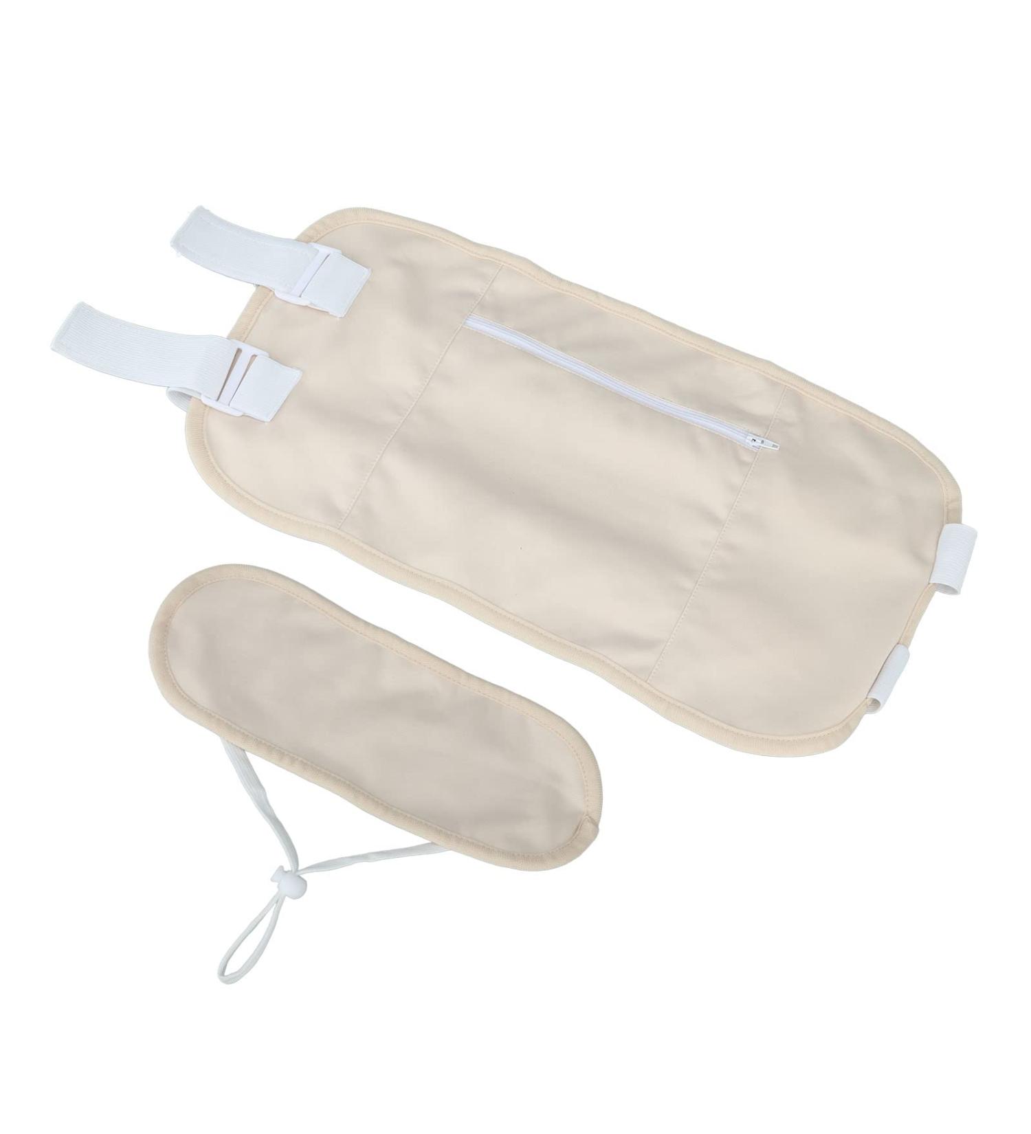 EMUKOEP Lightweight Organic Castor Oil Pack Set - Adjustable for Sleeping Reading & Yoga | International Shipping - Buy Online on GoSupps.com