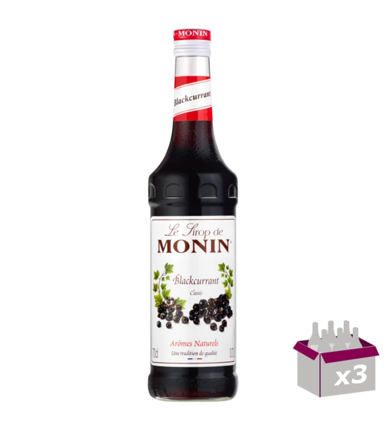 Pack of 3 Syrup - Blackcurrant - 1L