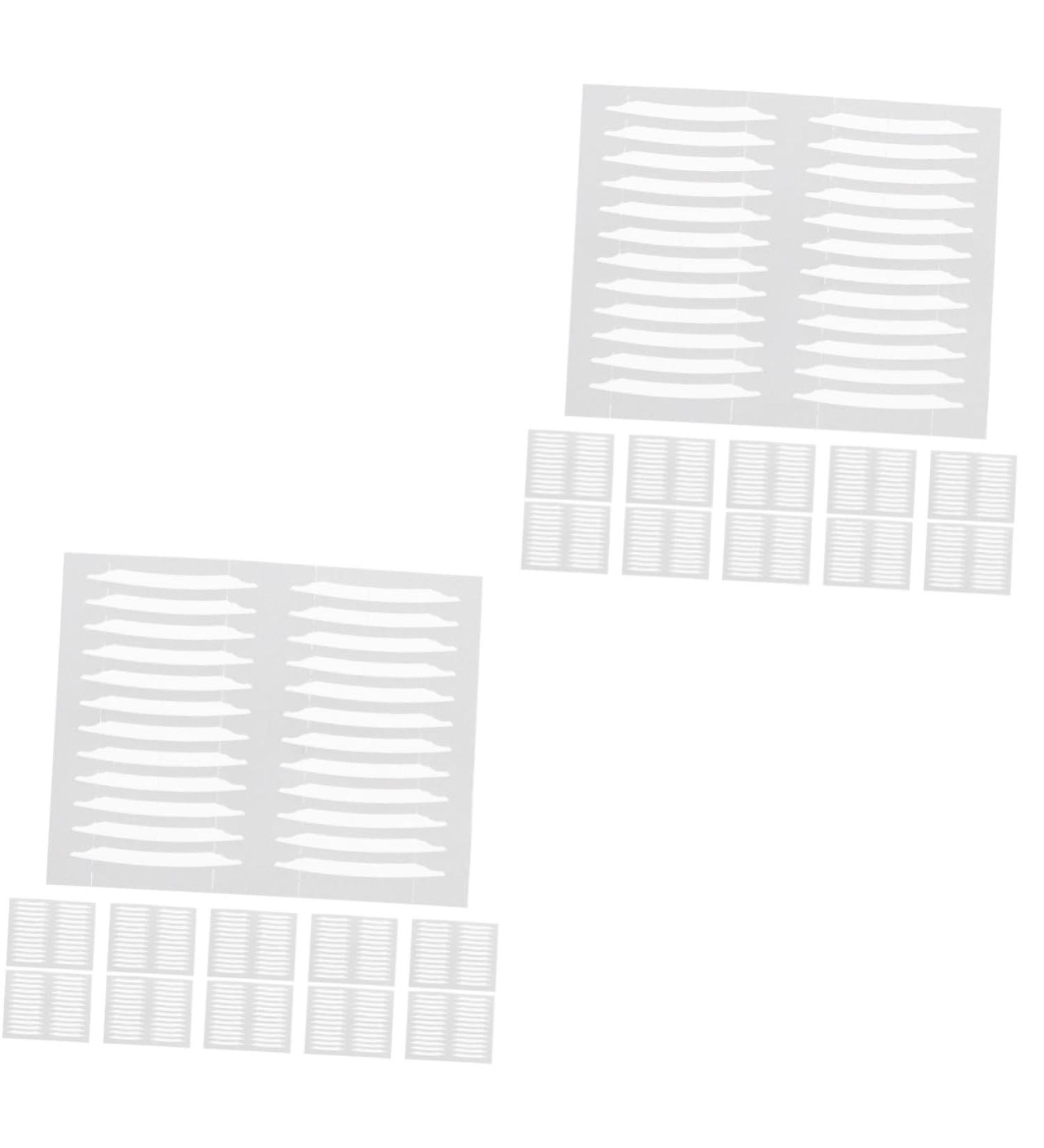 NOLITOY 60 Sheets Sides Stickers Invisible Double-Side Practical Double Eyelid Patches Transparent White - Buy Online on GoSupps.com