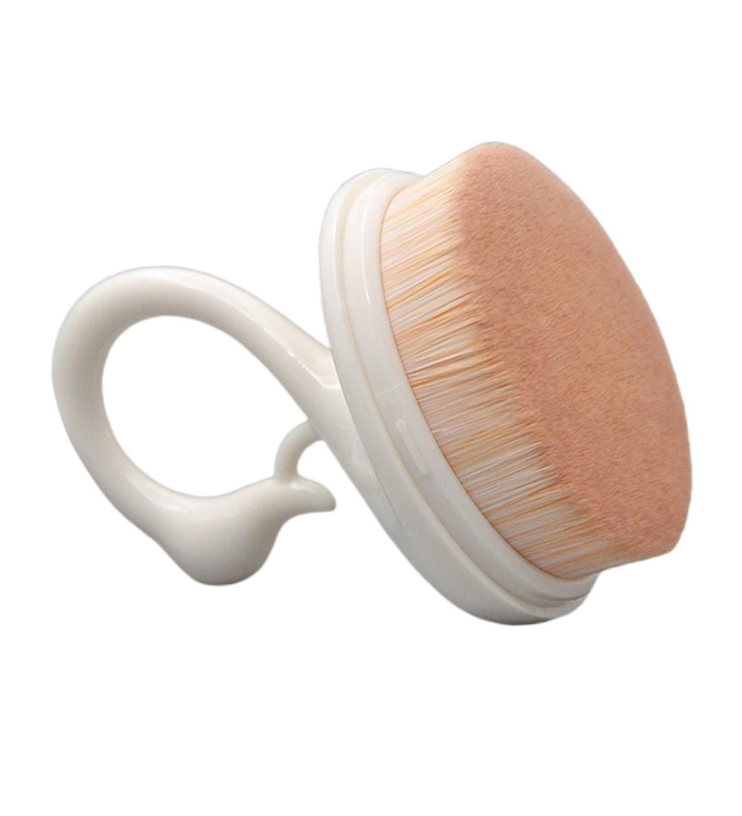 1pc Makeup Brush Liquid Foundation Applicator Foundation Brush Blending Liquid Powder Brush Face Brush Blending Beauty Brush Plastic Abs Miss Cosmetic White Beauty Products - Buy Online on GoSupps.com