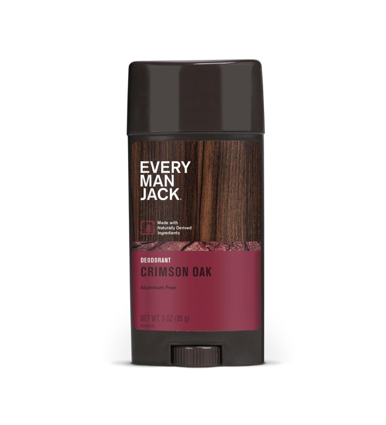 EVERY MAN JACK Crimson Oak Deodorant Stick 3 OZ - Buy Online on GoSupps.com