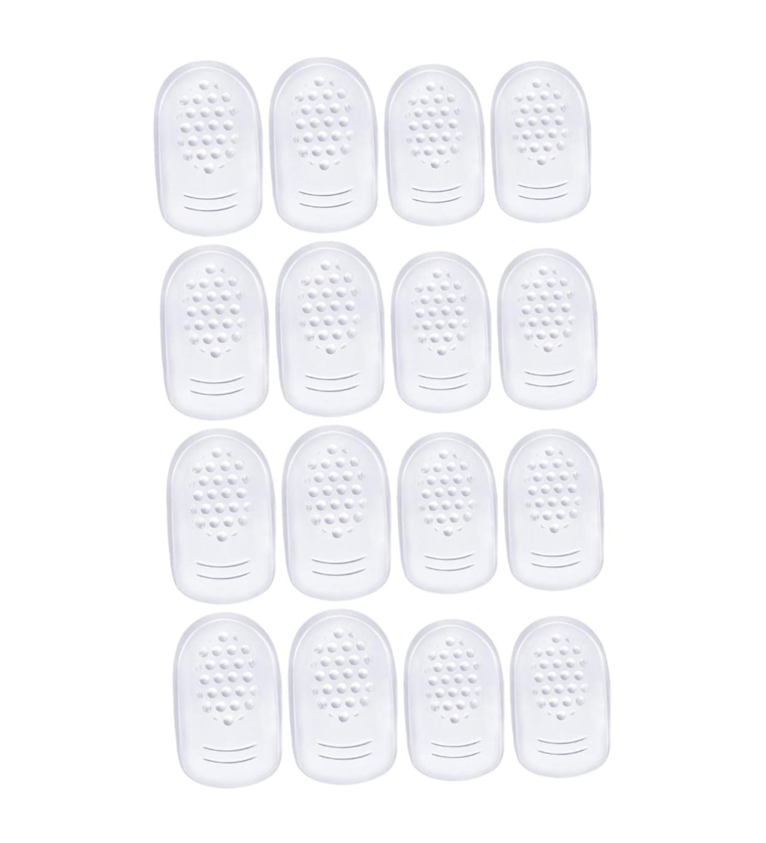 Buy Healvian 8 Pairs Self-Adhesive Silicone Heel Protectors - Invisible Gel Heel Pads for Women - Comfort & Pain Relief Insoles - Buy Online on GoSupps.com