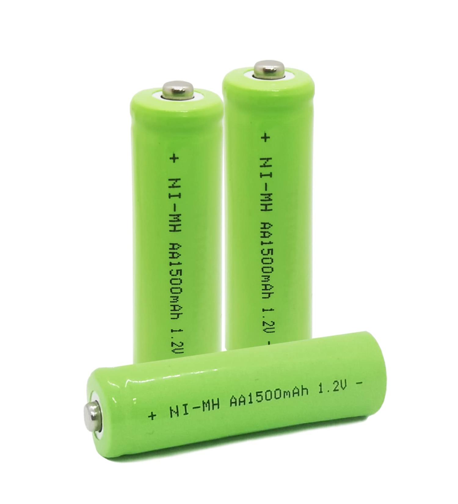 3 Pack Ni-MH AA 1500mAh Rechargeable Batteries - Ideal for Solar Lights Toys & More - Buy Online on GoSupps.com