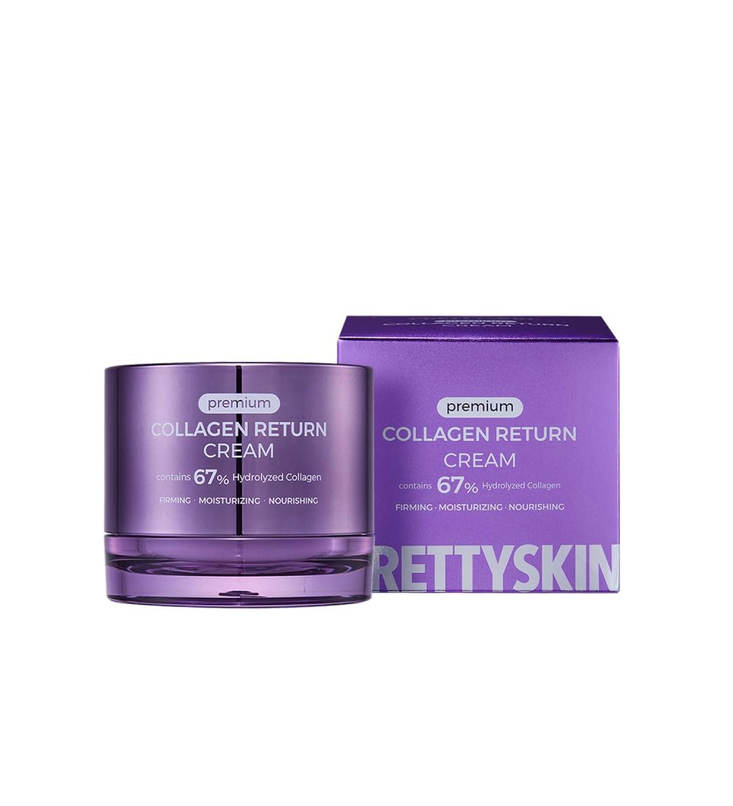 Buy PS.PRETTYSKIN Premium Collagen Return Cream - Anti-Aging Firming & Hydrating Korean Skin Care for Face (1.69 fl. oz) - Reduce Fine Wrinkles - Buy Online on GoSupps.com