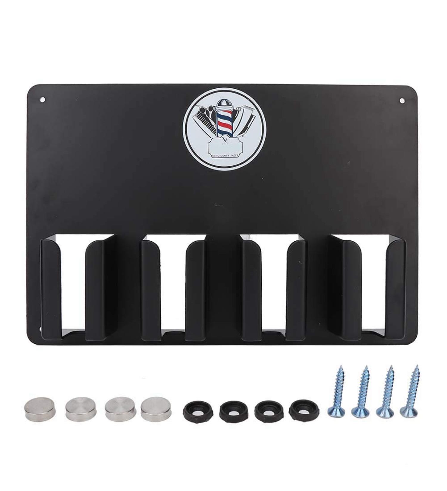 Laven Hair Clipper Holder Wall-Mounted Hair Cutter Brush Holder Stand Clipper Rack Salon Accessories for Barber - Buy Online on GoSupps.com