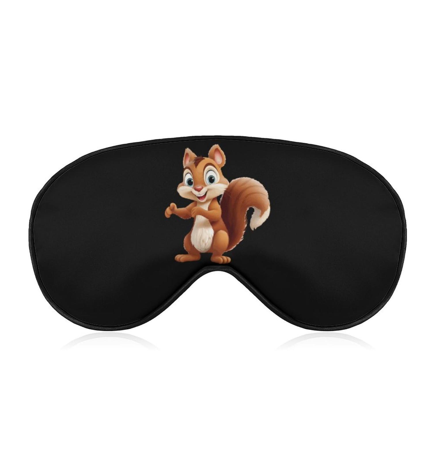 Buy Cute Chipmunk Sleep Mask - Comfortable Light-Blocking Eye Cover for Travel | Ideal for Men & Women - Buy Online on GoSupps.com
