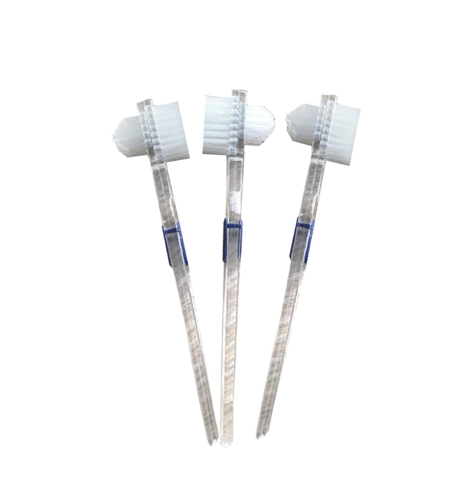 Shop Homsfou Double-Headed Prosthesis Brush - Manual Cleaning Toothbrush for Implants & Dentures | International Shipping Available - Buy Online on GoSupps.com
