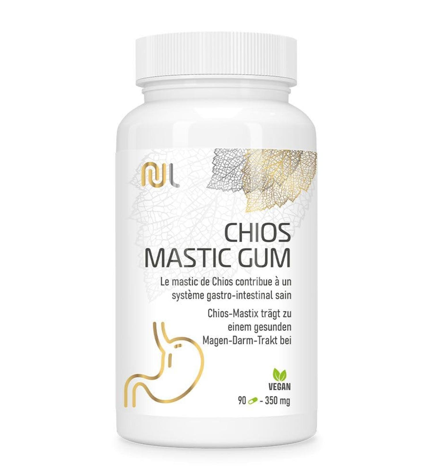Chios Mastic - Mastic Tree Resin - 90 capsules - digestive system well-being - Buy Online on GoSupps.com