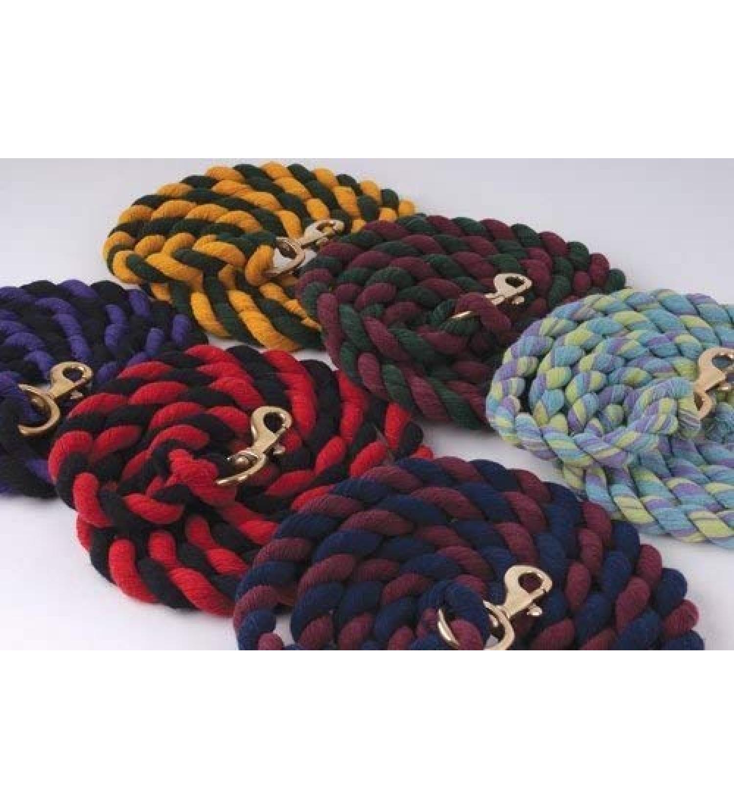 Rhinegold Horse Lead Rope 7ft long also good for dogs (Red/Royal)