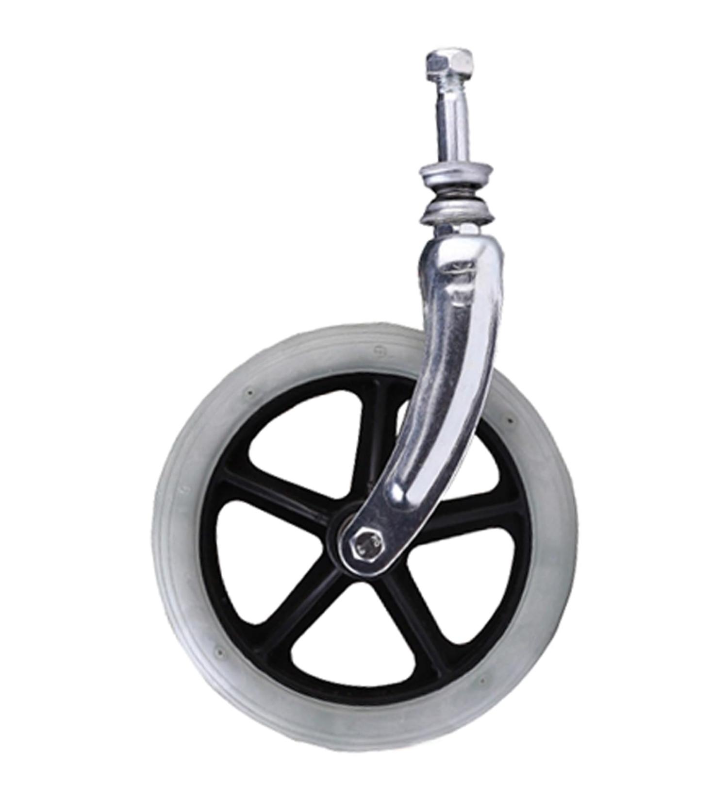 Wheel Replacement Parts for Wheelchairs Non-Inflatable Universal Wheels with Bearings Wheels for Walker 7in 2Pcs Gray Grey - Buy Online on GoSupps.com