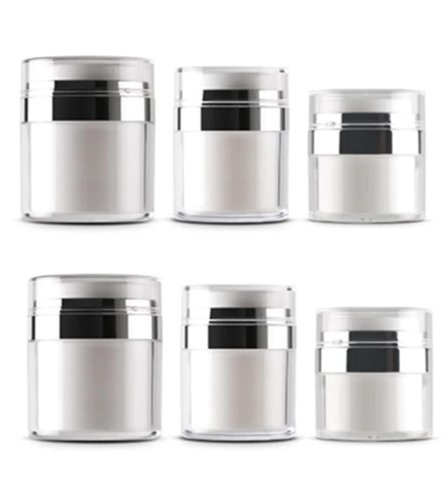 jumbans New Empty Airless Cosmetic Container - the Best Refillable Container for Creams Gels & Lotions - Buy Online on GoSupps.com