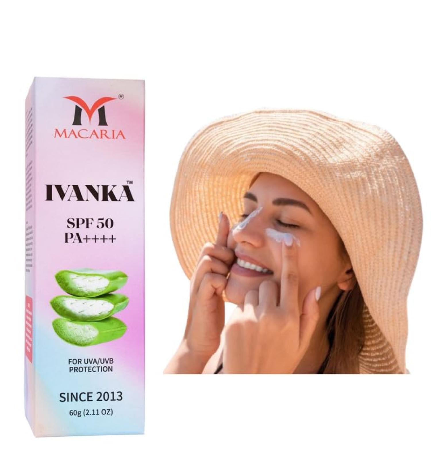 Macaria Cosmetics Ivanka SPF 50 Cream for Sun damage for women - Buy Online on GoSupps.com