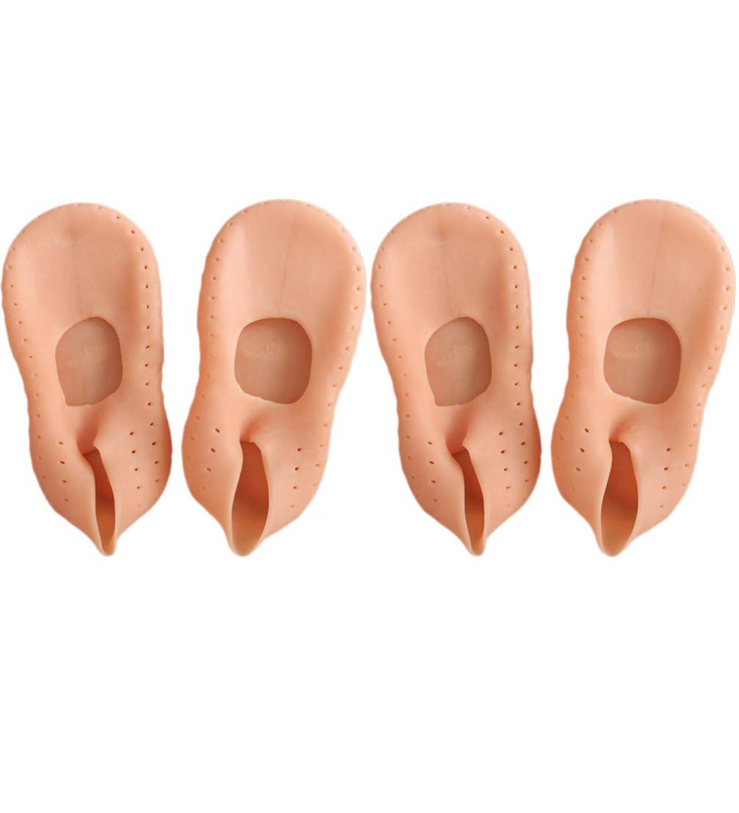 Buy Pretyzoom 2 Pairs Heel Protection Socks - Moisturizing Gel Socks for Cracked Heels & Plantar Fasciitis - Invisible Spa Socks for Beach Comfort - Buy Online on GoSupps.com