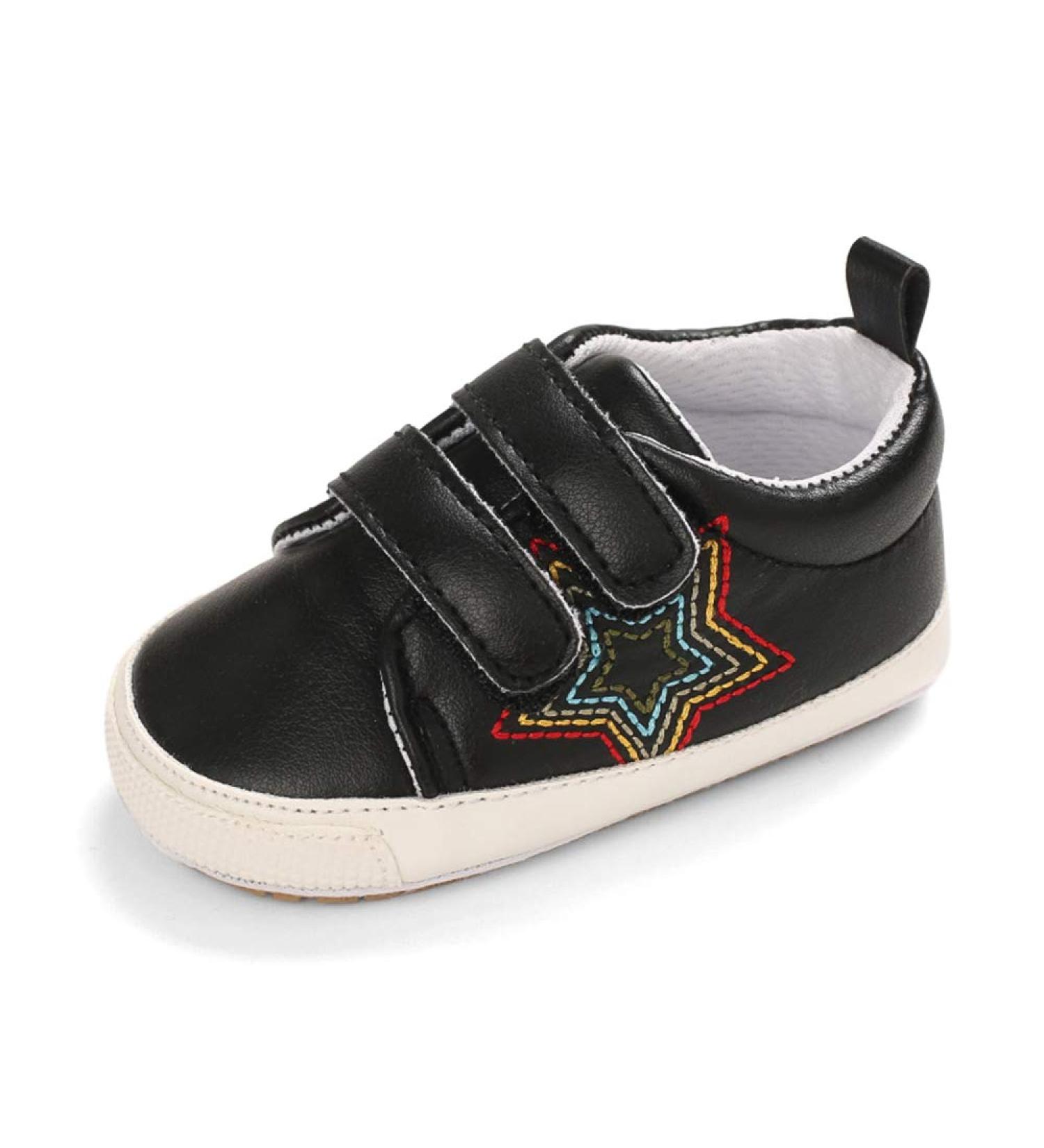 Cheerful Mario Baby First Walking Shoes | 6-12 Months | Black Star Design - Buy Online on GoSupps.com