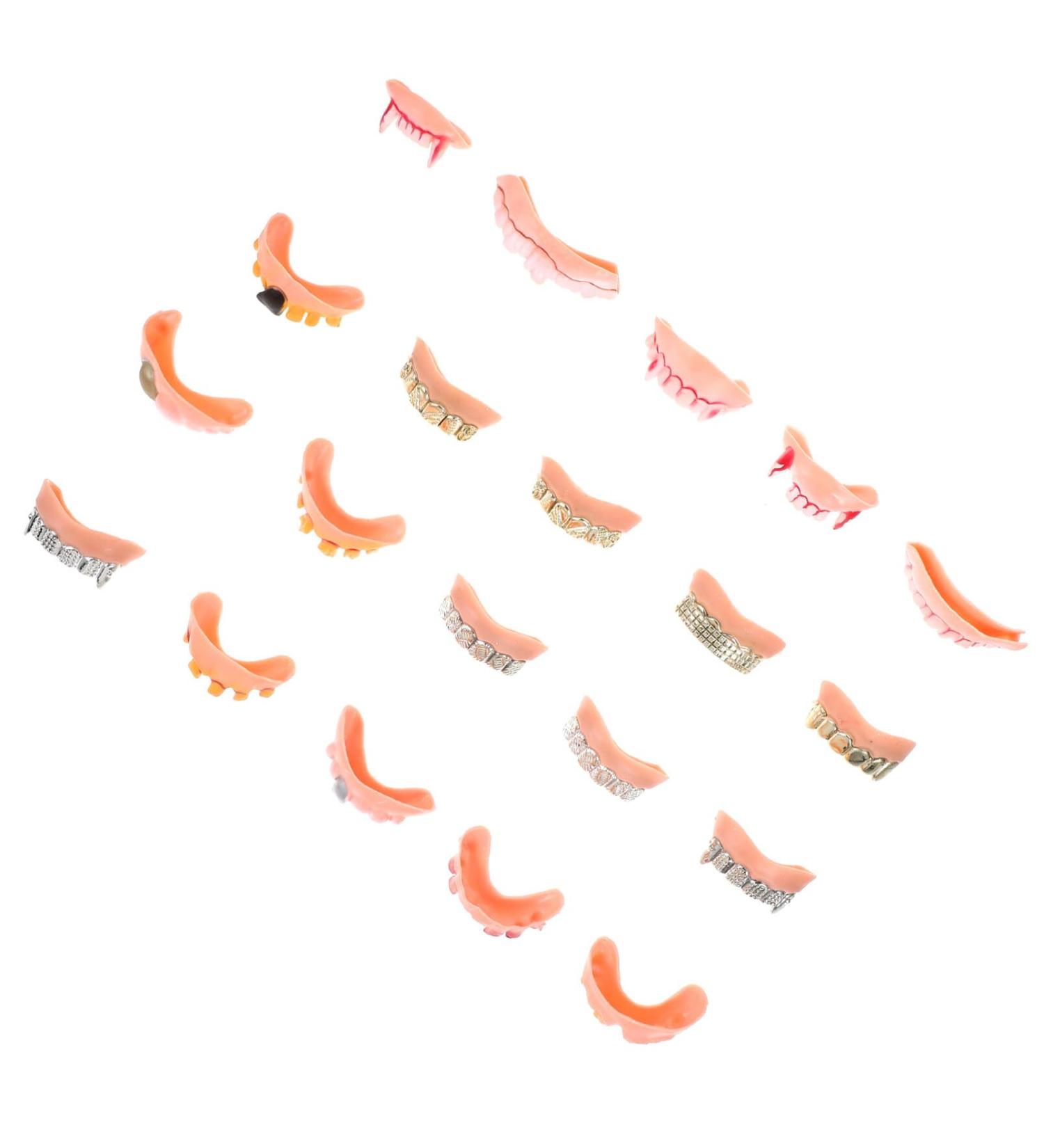 Buy Ibasenice 20st Halloween Prosthetic Ugly Teeth - Creepy & Funny Fake Prop for Halloween Decorations | International Shipping Available - Buy Online on GoSupps.com