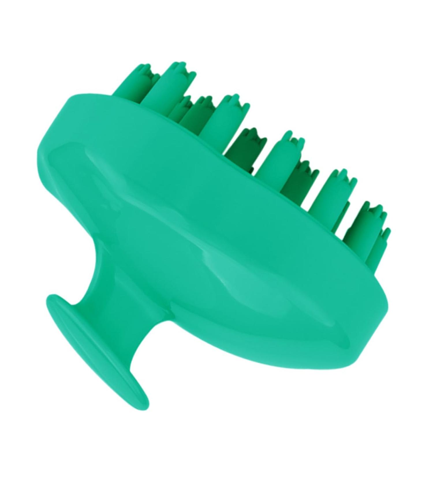Gatuida Scalp Brush Tool - Meridian Health Comb & Shampoo Brush | 9.5x7cm Green | Perfect Household Appliance for Healthier Hair - Buy Online on GoSupps.com
