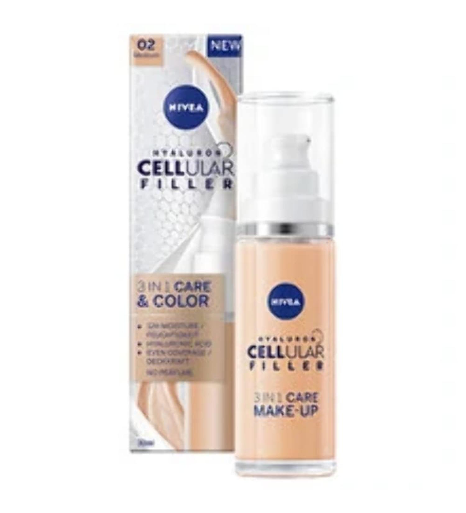 NIVEA Cellular Care & Color (Medium) - 3 In 1 Caring Tinting Cream 30ml