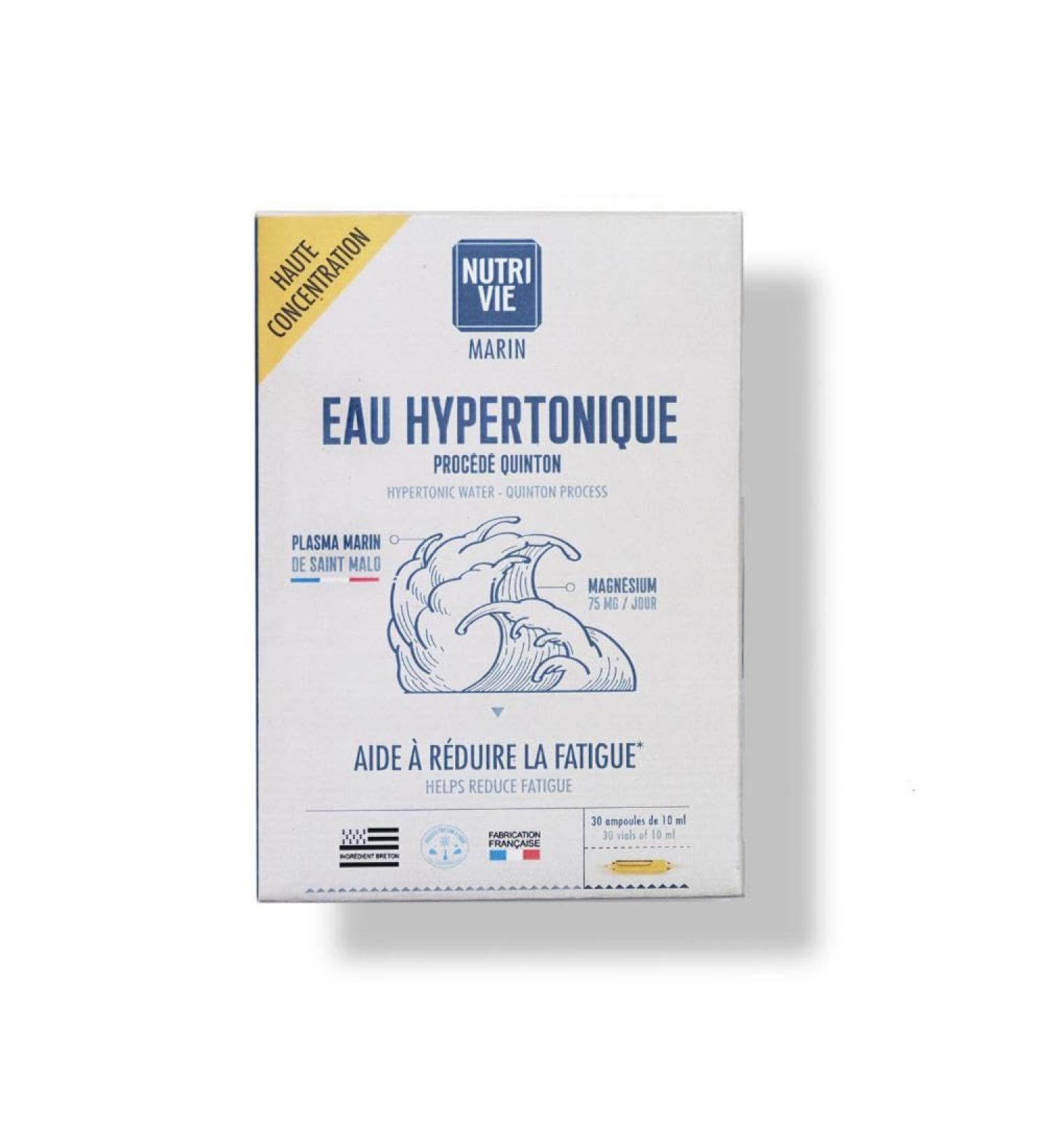 Quinton Process Hypertonic Water - 30 ampoules 10 ml - Buy Online on GoSupps.com