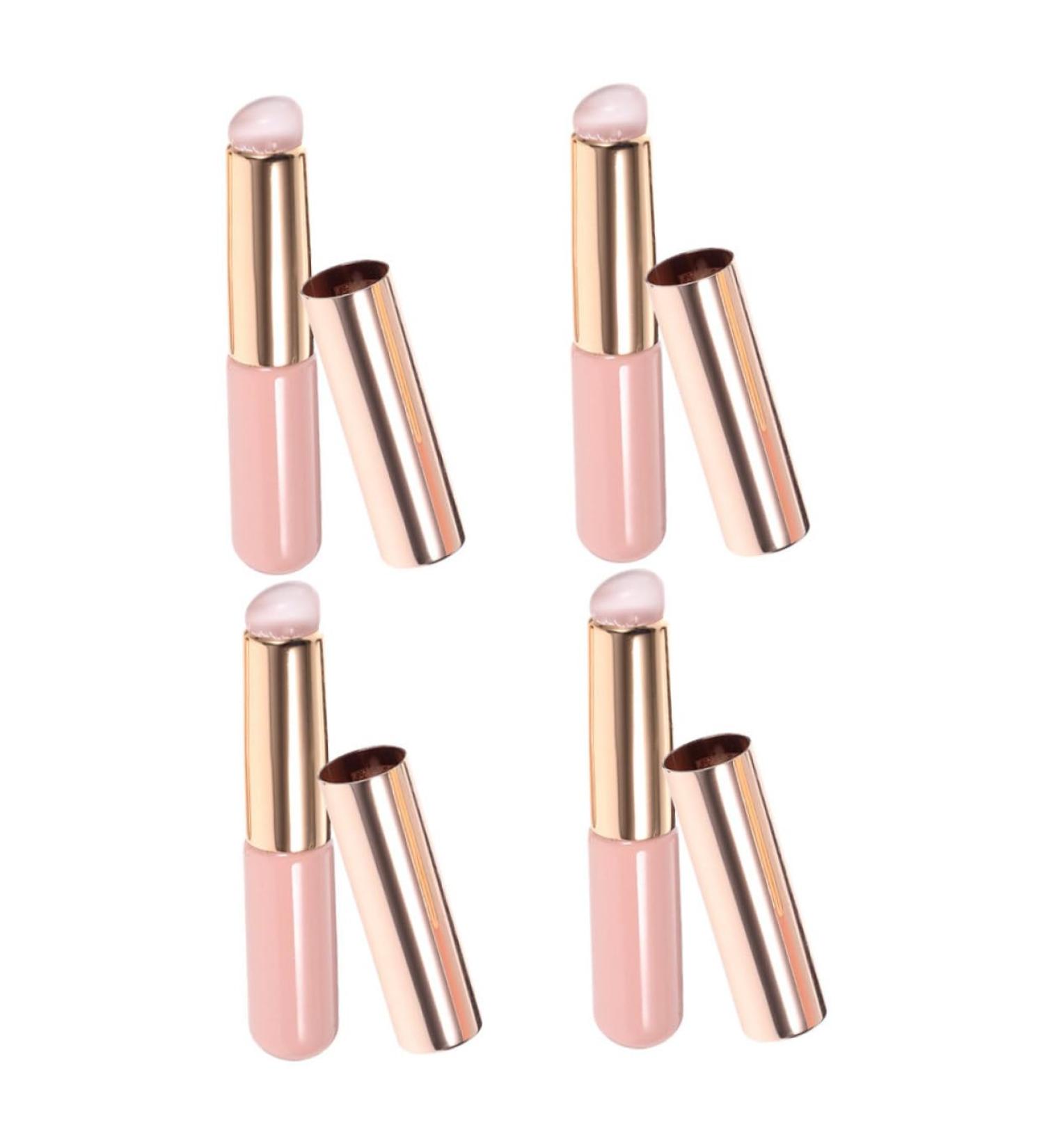4pcs Silicone Lip Brush Set - Lip Applicator for Makeup Lip Balm & Lip Gloss - Ideal for Women - Buy Online on GoSupps.com