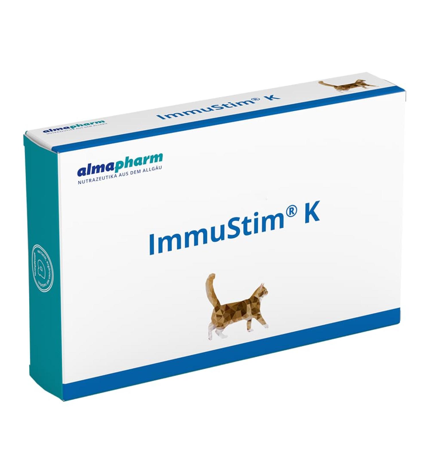 Almapharm Immustim K - 72 Tablets | Immune Support Supplement for Cats | Boost Vitality with Beta-Glucane - Buy Online on GoSupps.com