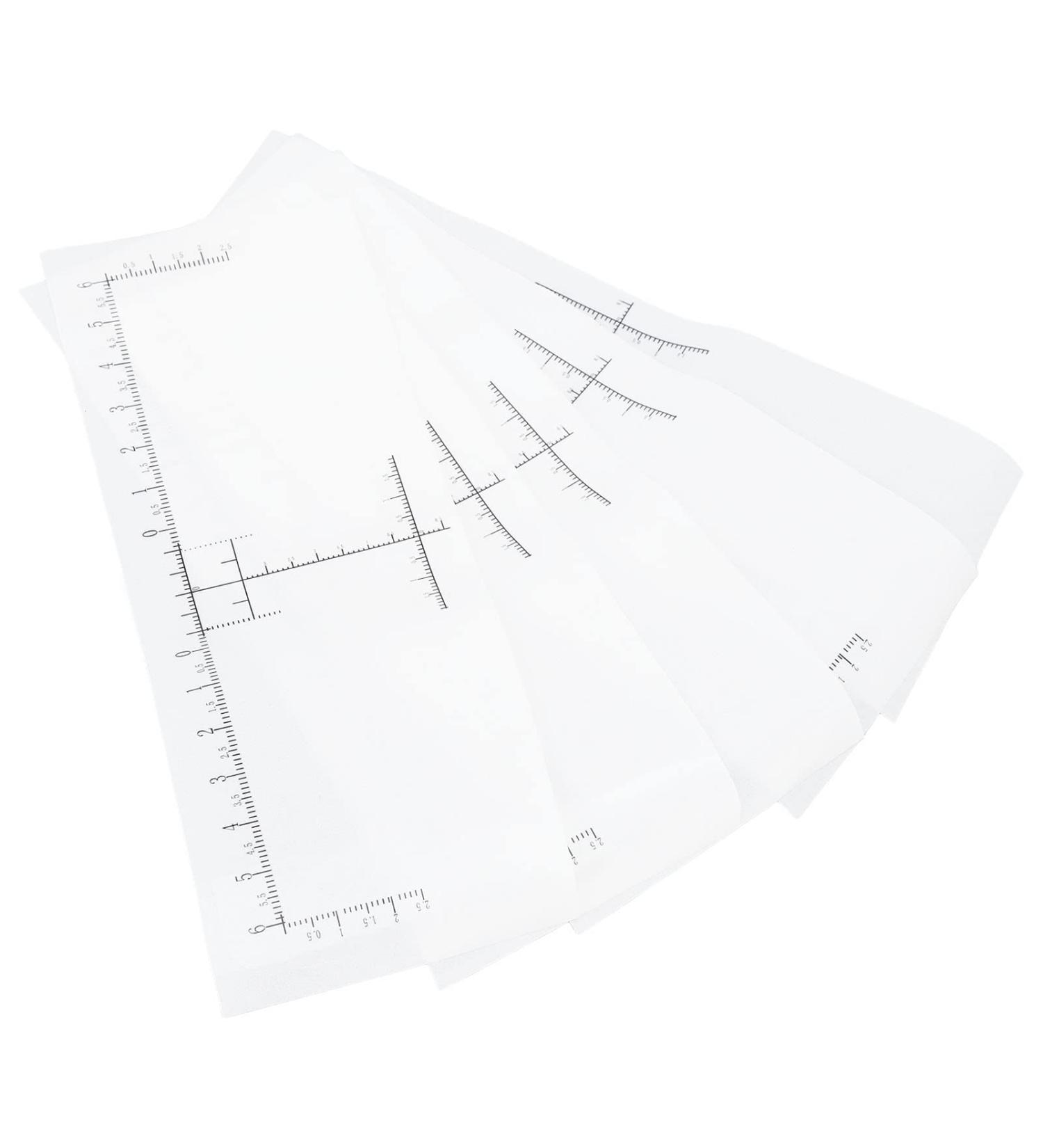 Eyebrow Measurement Ruler 100pcs Eyebrow Ruler Disposable Eyebrow Ruler Sticker for Microblading with ndard Scale Vernier Caliper Sliding Gauge Tool - Buy Online on GoSupps.com