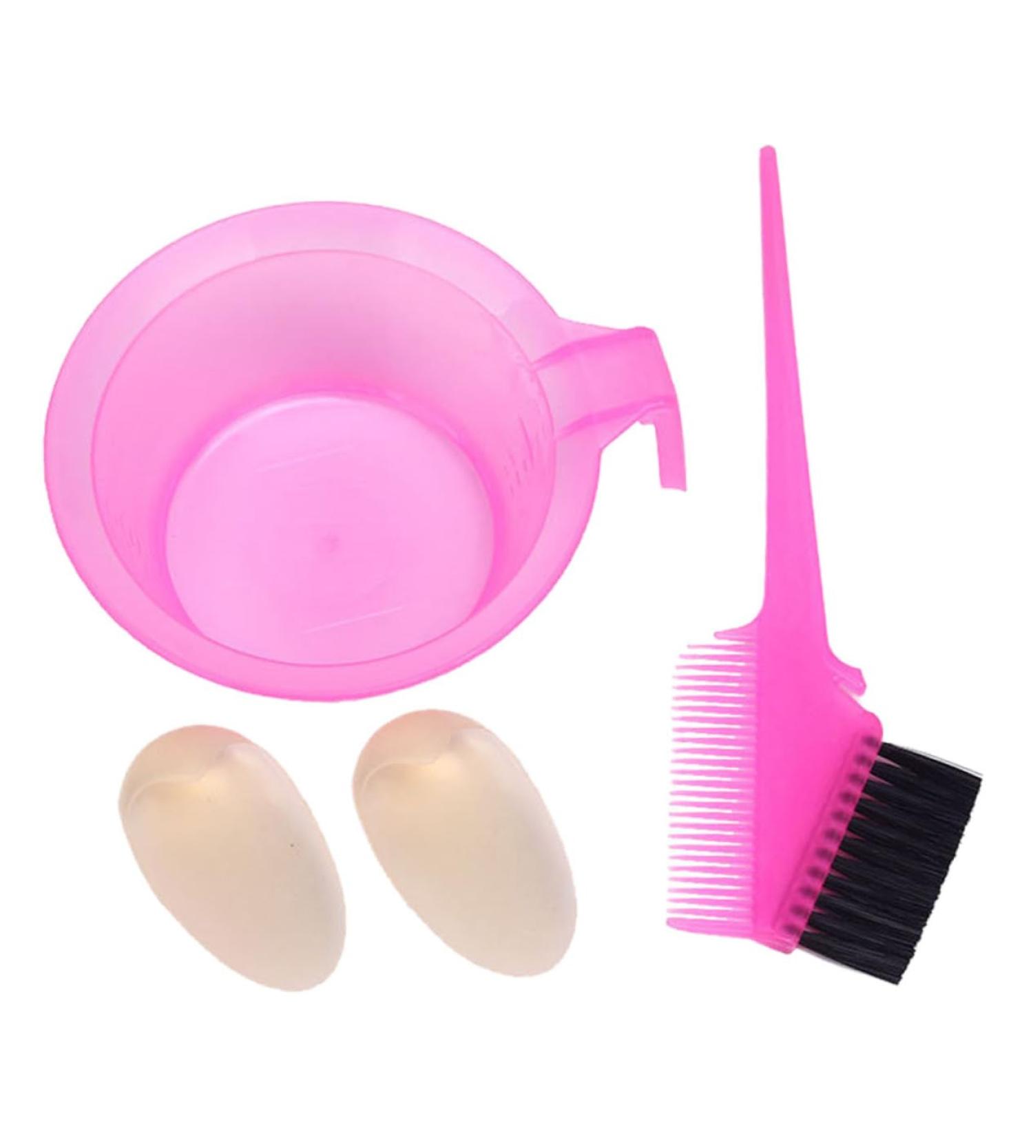 FRCOLOR Hair Dyeing Tools Hair Dyeing Supplies 2 Sets Tools Oil Bowl Two Sides Hair Dyeing Brush Hair Coloring Kit - Buy Online on GoSupps.com