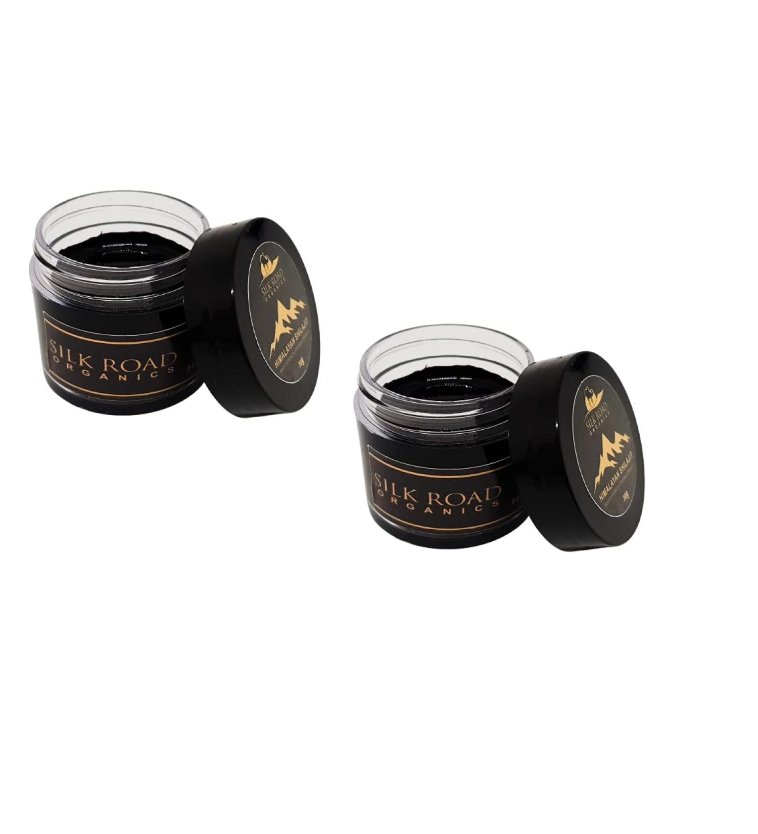 SILK ROAD ORGANICS Pure Himalayan Shilajit Resin 30g (Pack of 2) | Metabolism & Immune Support w/ Fulvic Acid & Trace Minerals - Buy Online on GoSupps.com