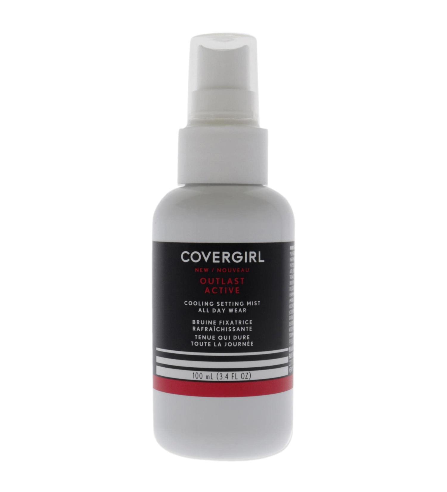 COVERGIRL Outlast Active Setting Mist 3.4 Fl Oz - Long-lasting All-day Makeup Setting Spray - Buy Online on GoSupps.com