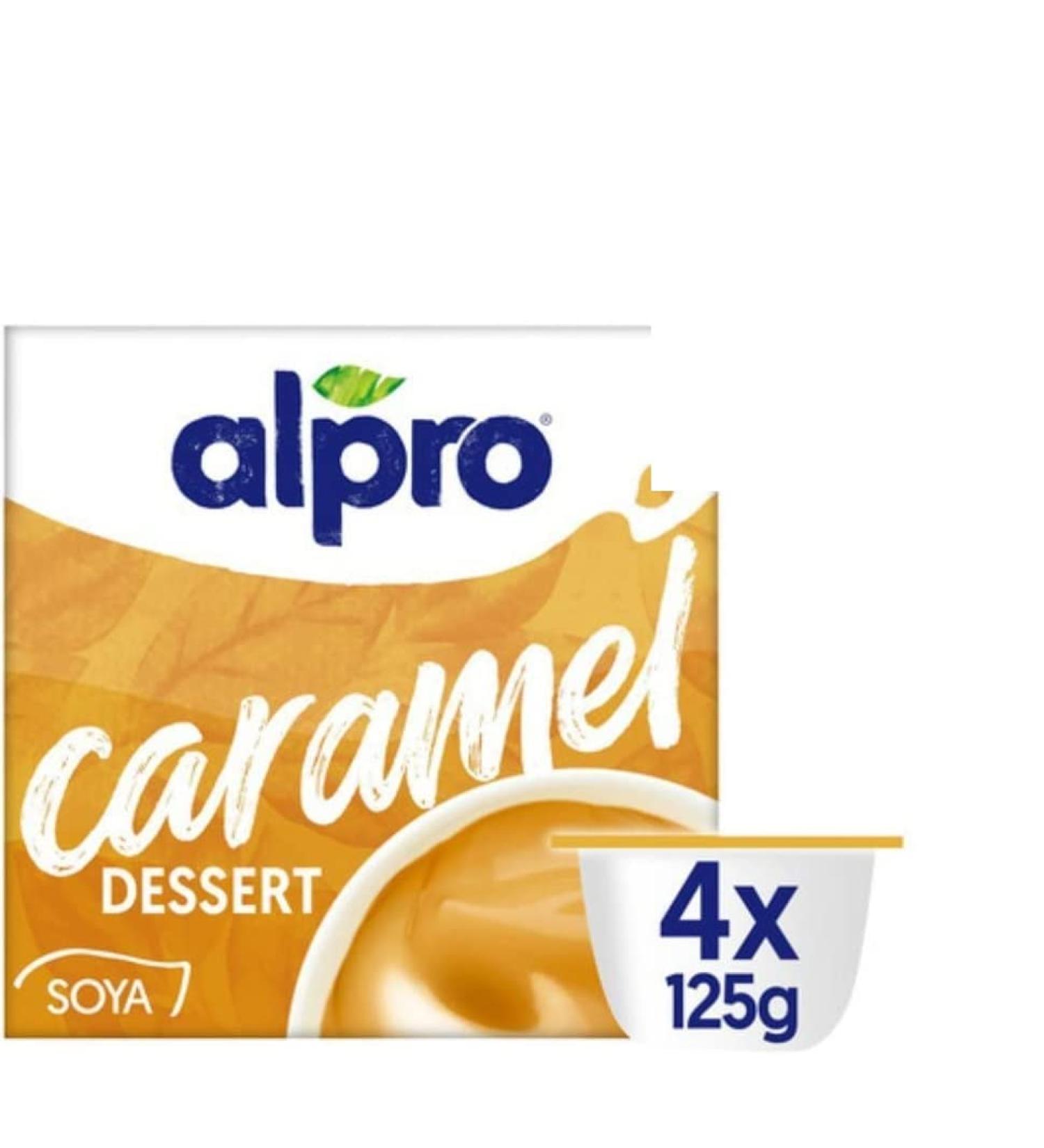 Alpro Caramel Soya Dessert 4 X 125gr x 4 pack