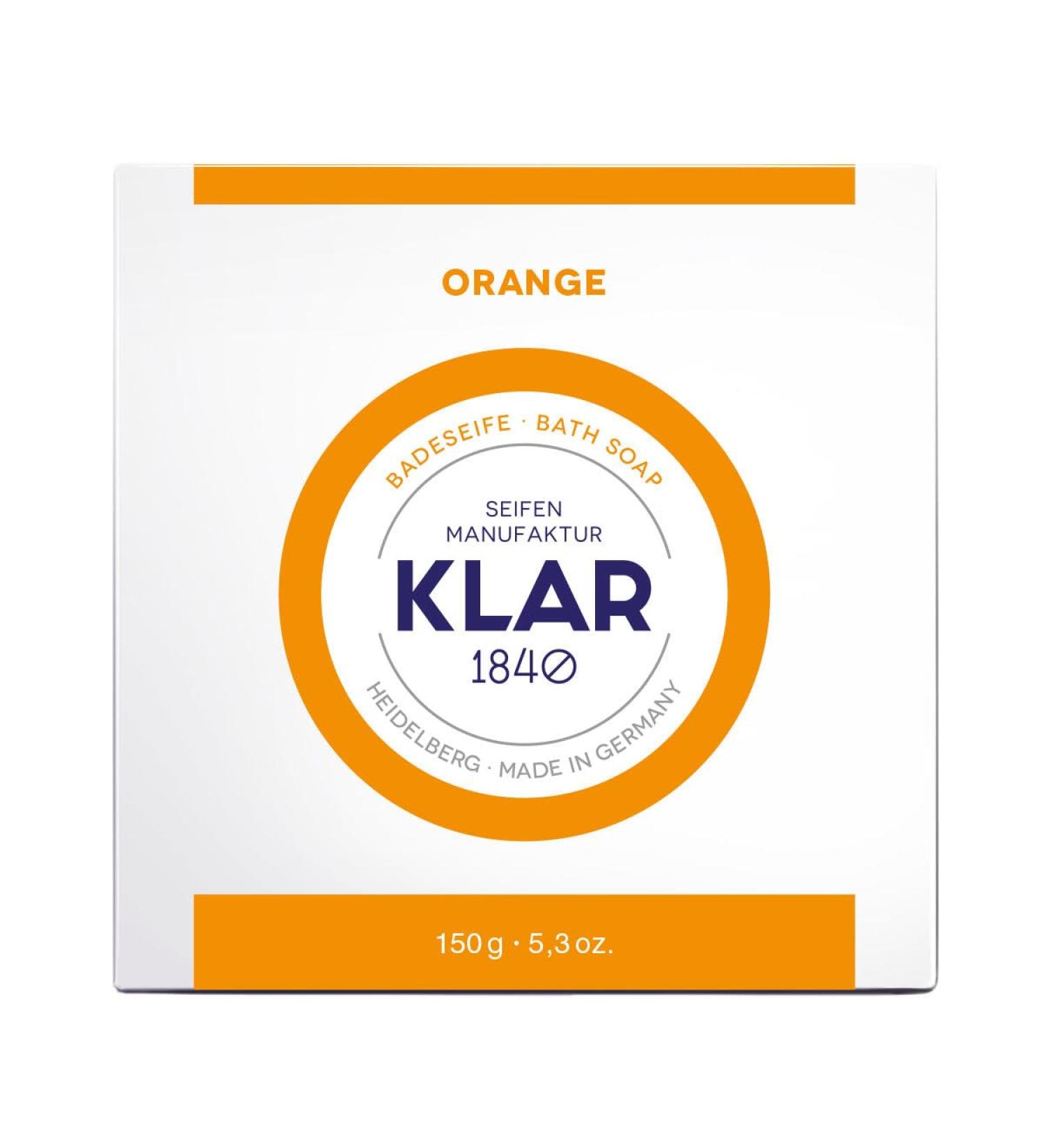  Klar Seifen Klar's Orange Soap 150g - Buy Online on GoSupps.com