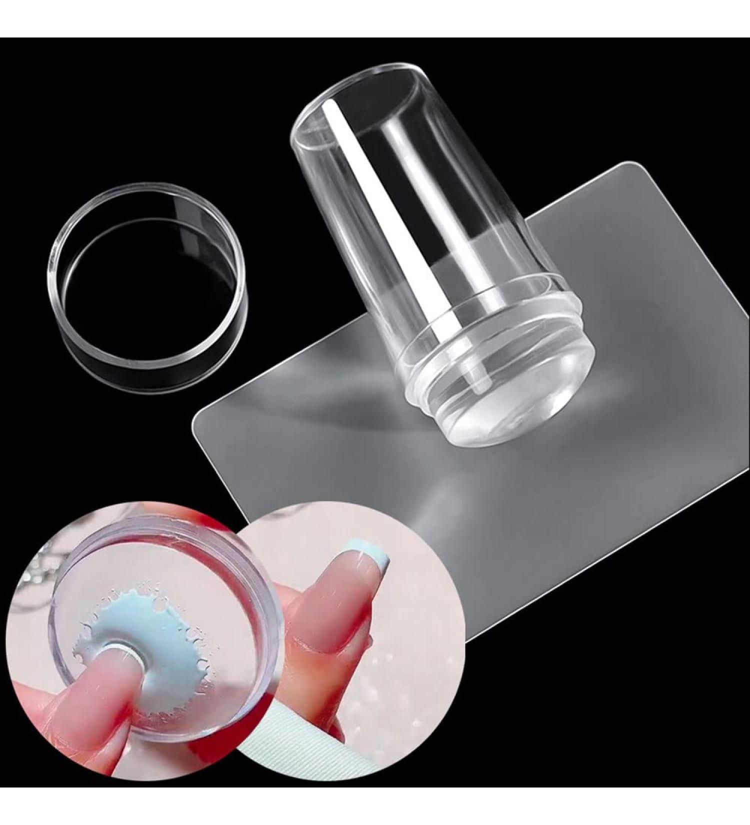 Clear Stamper Jelly for Stamping & French Nails - Precision Nail Art Tool for Varnish UV Gel & Acrylic - Buy Online on GoSupps.com