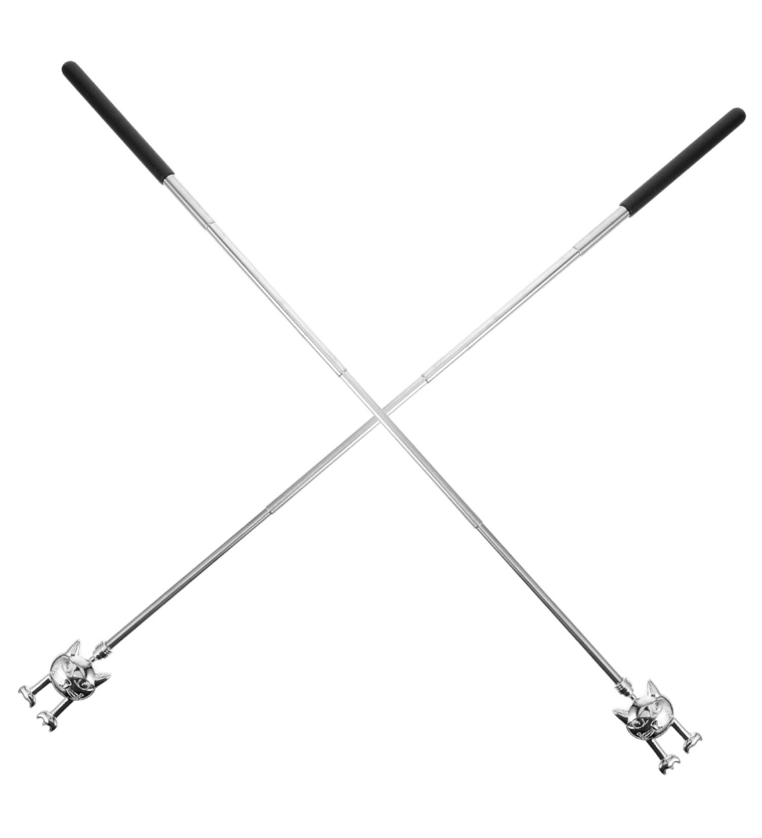 Buy BUIFULSIC 2-Stick Back Scratcher - Portable Stainless Steel Body Massage Tool for Soothing Relief - Buy Online on GoSupps.com