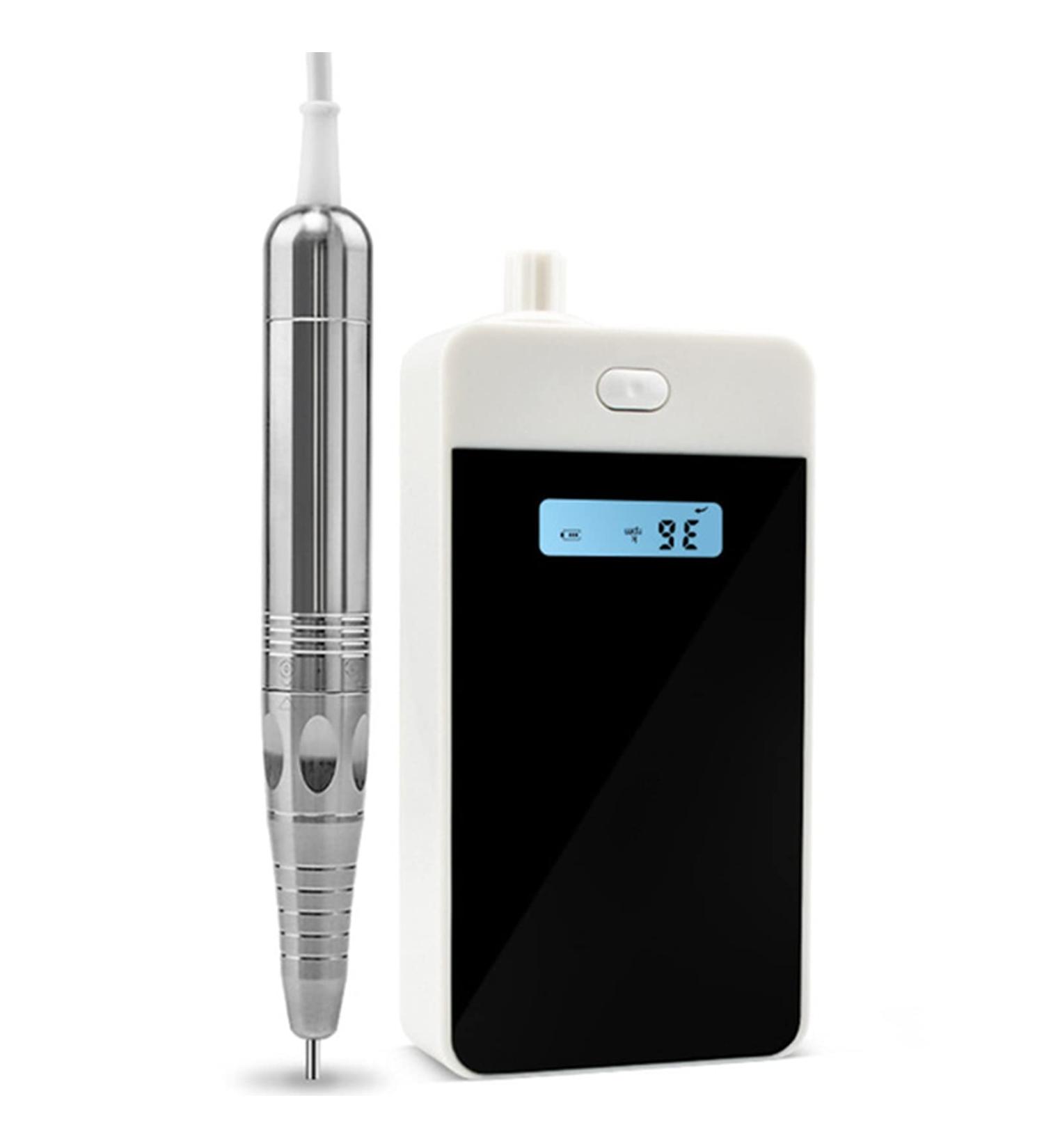 Rechargeable Nail Drill Machine 36000 RPM Professional Nail Drill Kit Electric Nail File Manicure Pedicure Tools for Acrylic Gel Nails Shape Carve Polish White - Buy Online on GoSupps.com