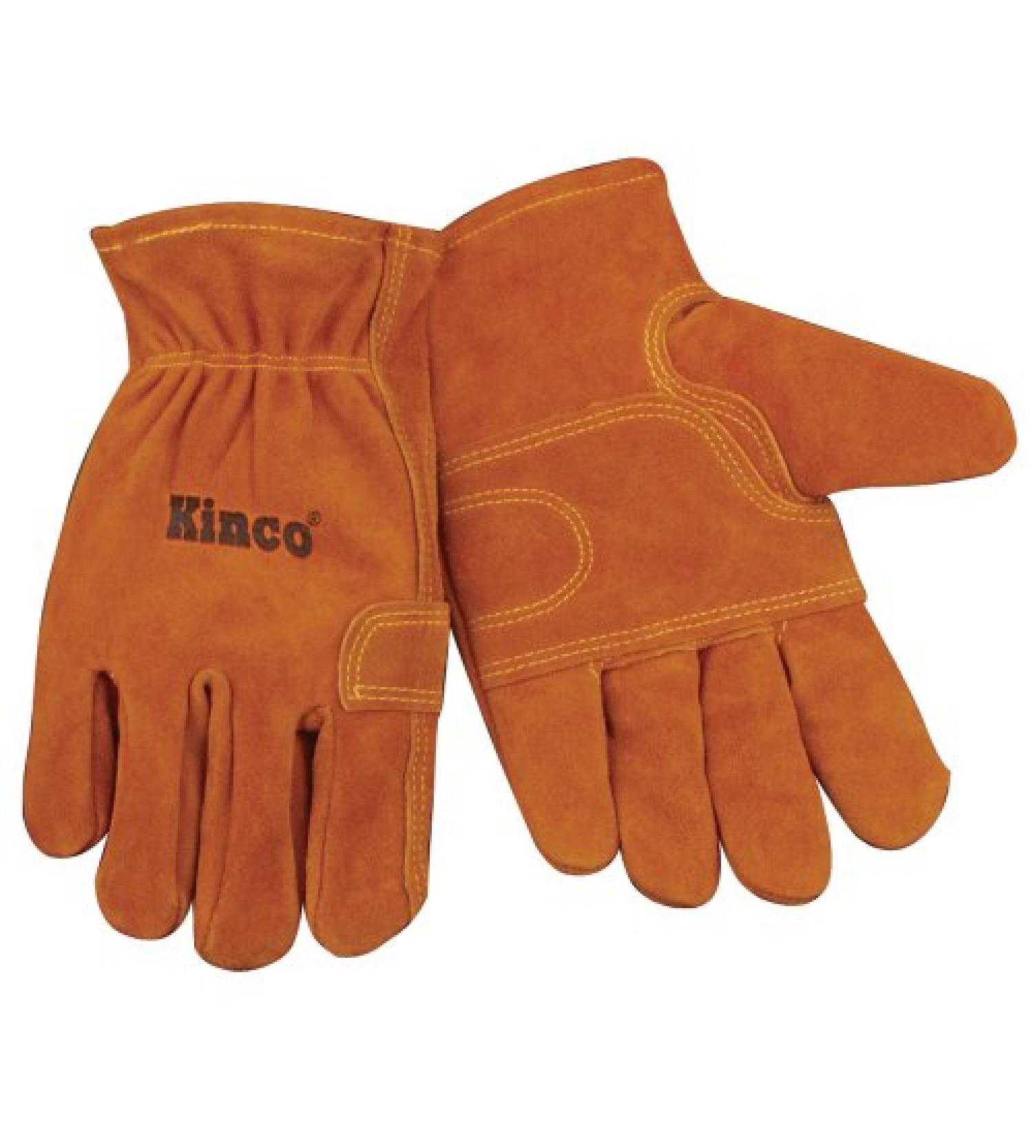 Kinco Strong Suede Cowhide Multi-Purpose Fencing Gloves with Double Palm X-Large