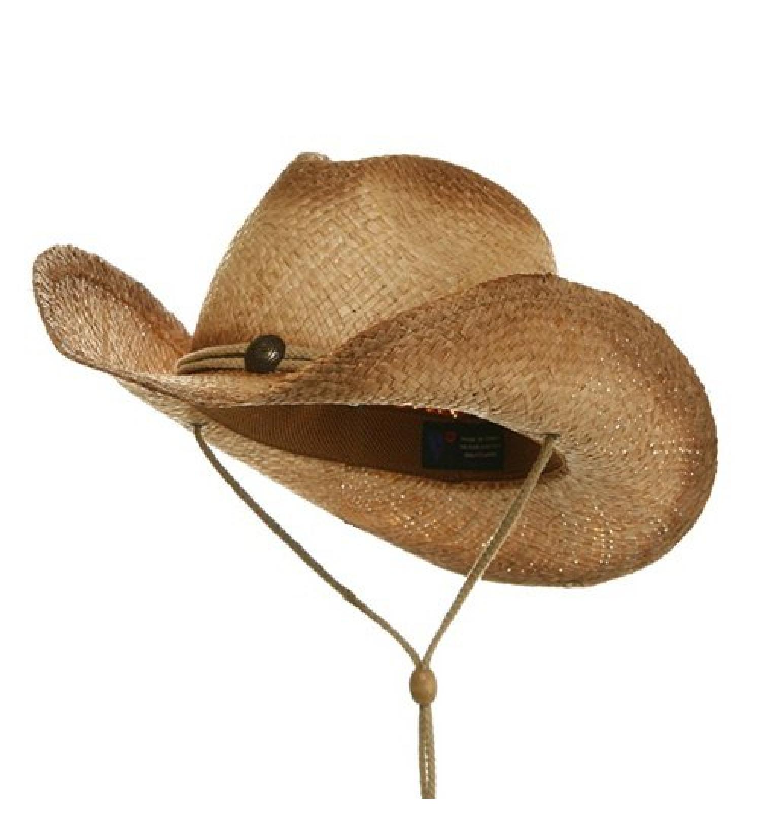 MG Outback Tea Stained Raffia Straw Hat - Natural Tea | One Size - Buy Online on GoSupps.com
