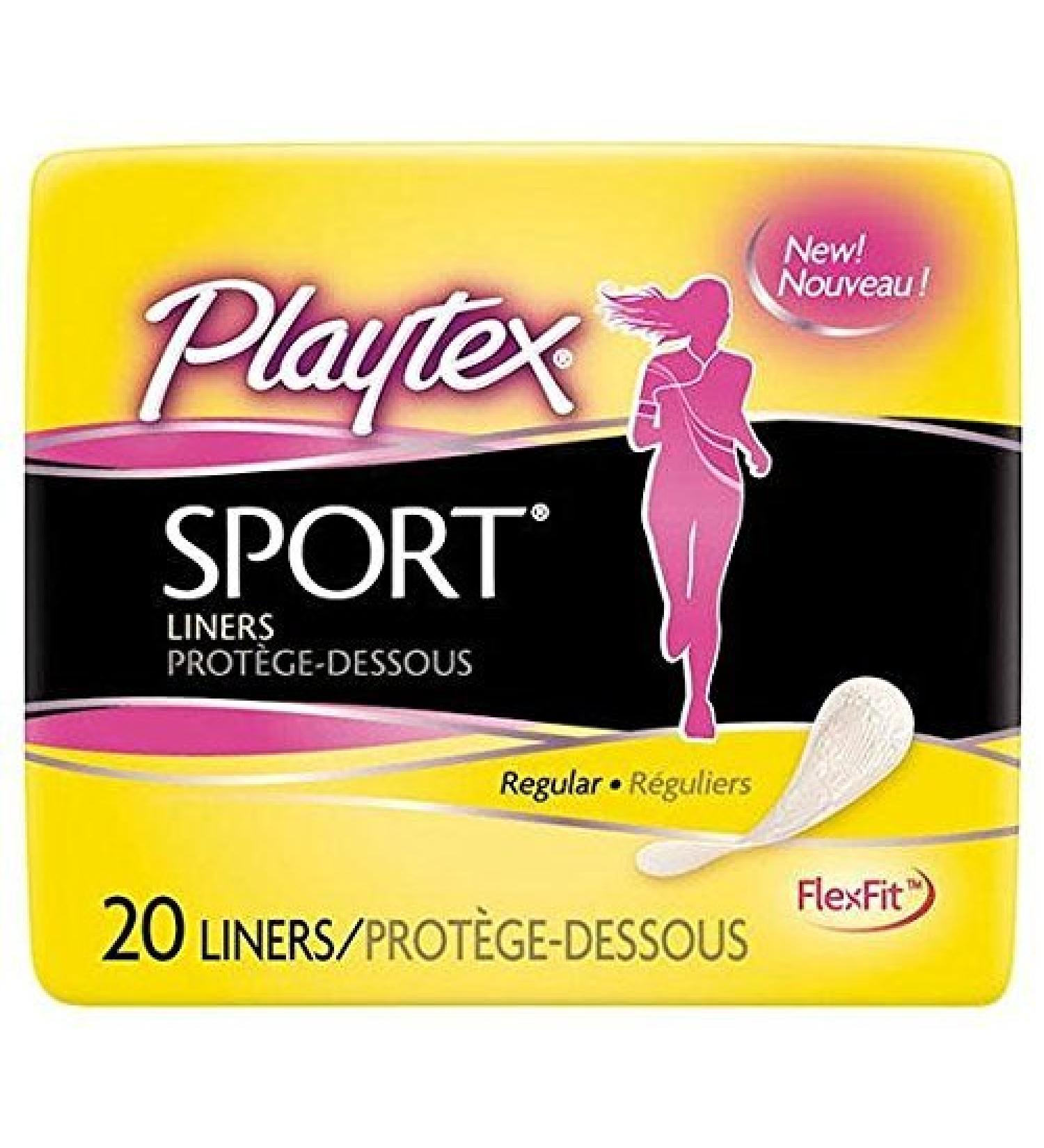 Playtex Sport Body Shape Liner - 20 ct