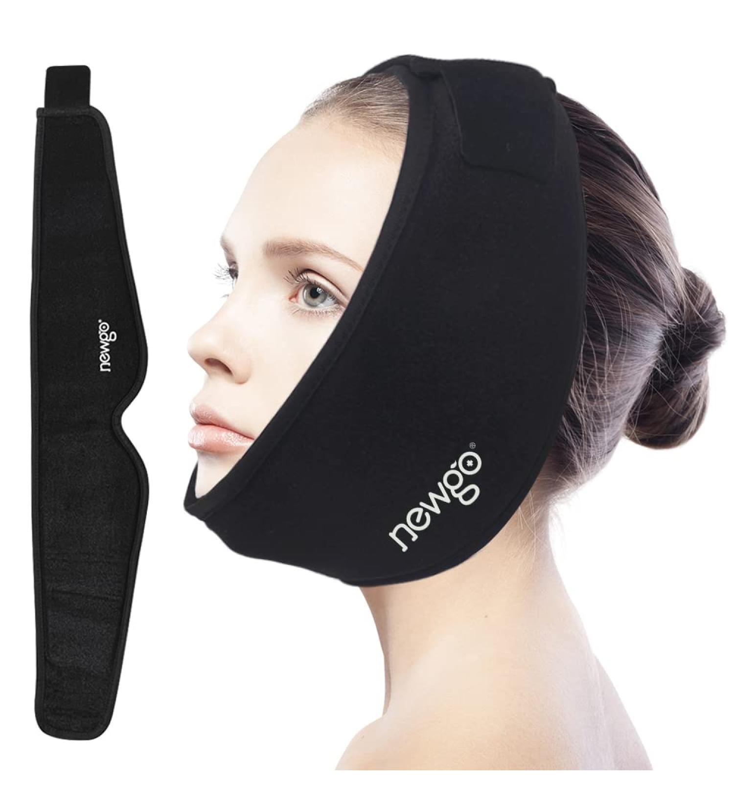 Newgo Facial Packing for TMJ & Wisdom Teeth | Cold Therapy Gel Compress for Pain Relief - Ideal for Oral & Facial Surgery Dental Implants - Black - Buy Online on GoSupps.com