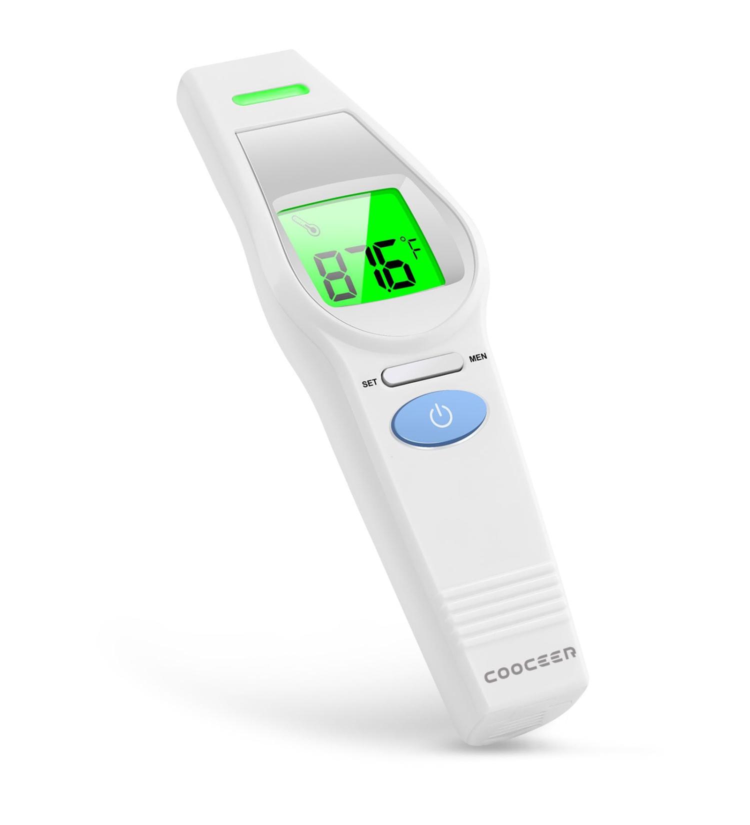 Forehead Thermometer for Adults & Kids - Accurate Fever Thermometer with Large Digital Display for Home Use - Buy Online on GoSupps.com