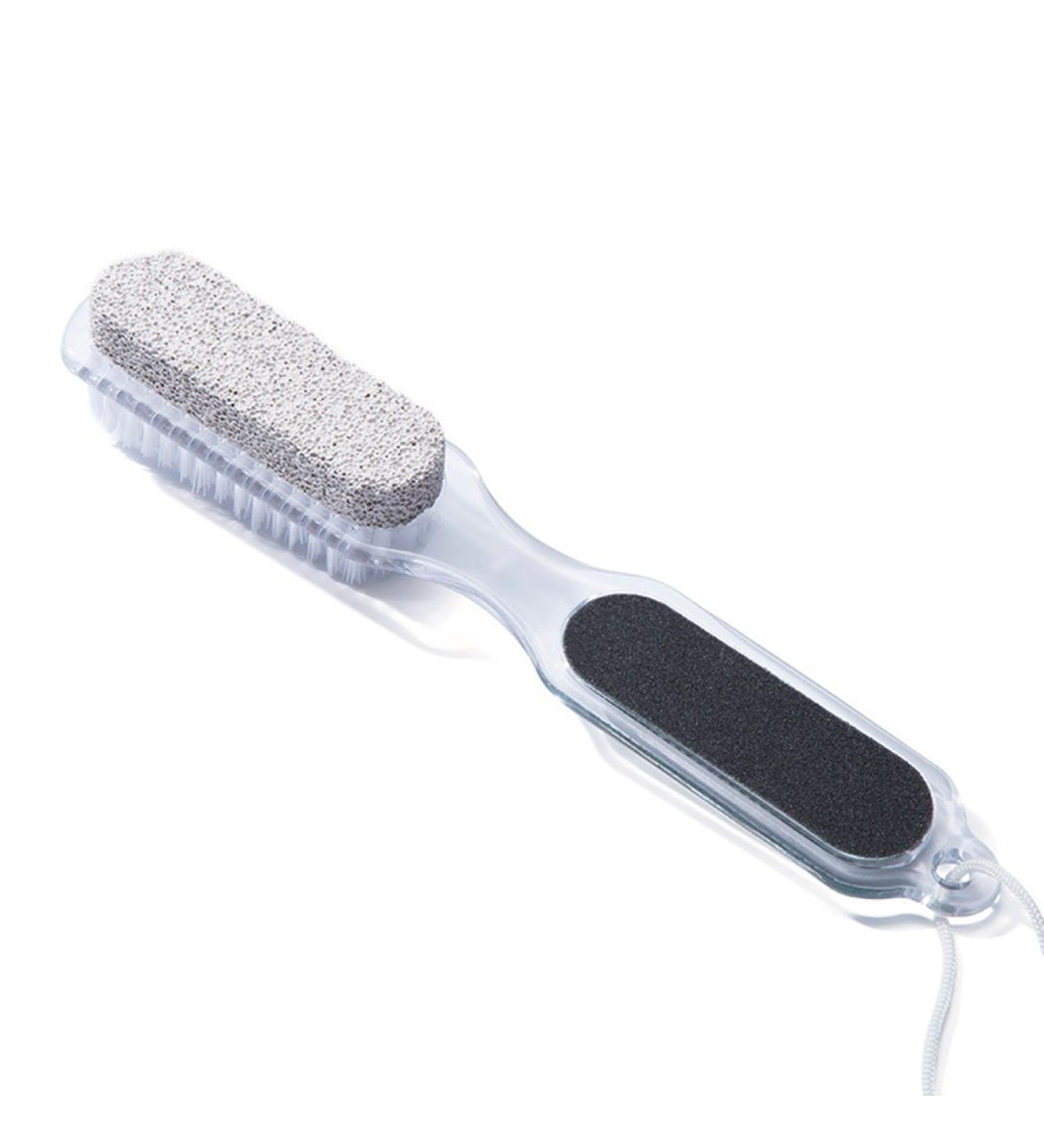 1 Foot Nail Brush Scrubber Exfoliator Pumice Stone Remover for Shower Feet Care - Buy Online on GoSupps.com