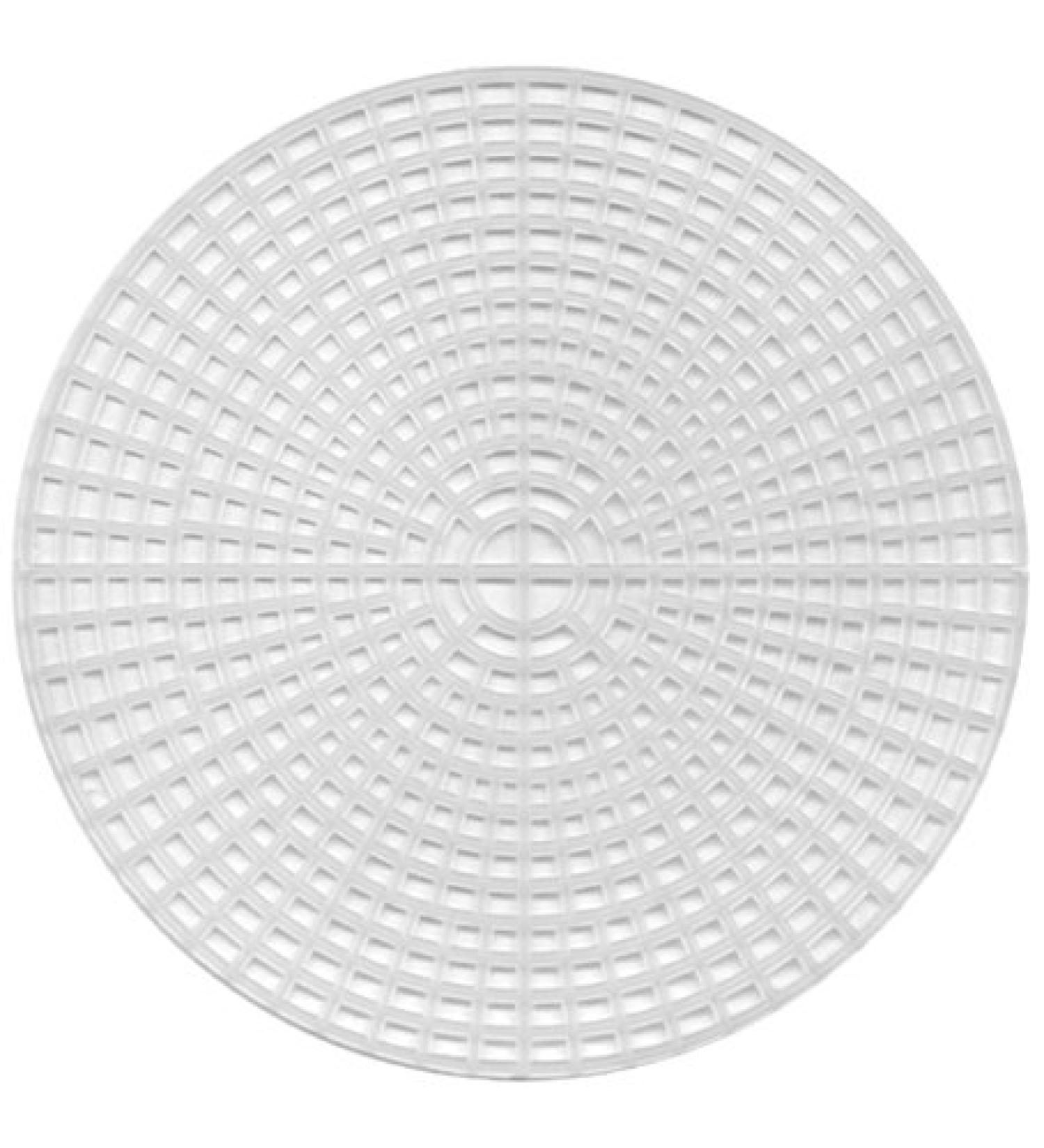 Darice Plastic Canvas 7 Count 9 inch Circle Clear 33027 (12-Pack)