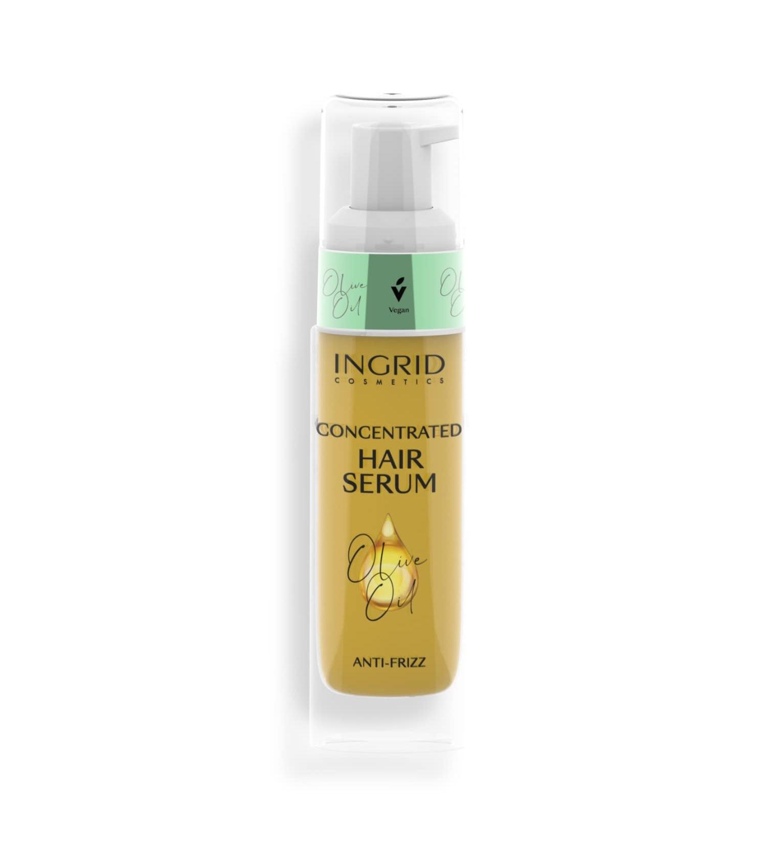 Vollar Cosmetics Olive Oil Hair Serum (1 x 30 ml) - Care serum for dry unruly and unmanageable hair - Enriched with olive oil - Buy Online on GoSupps.com