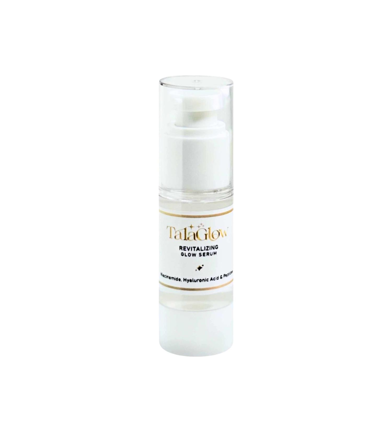 Tala Glow Revitalizing Glow Serum - 30ml | 5% Niacinamide & Hyaluronic Acid with Advanced Peptide Complex | Enhance Natural Skin Radiance and Deep Moisture Retention - Buy Online on GoSupps.com