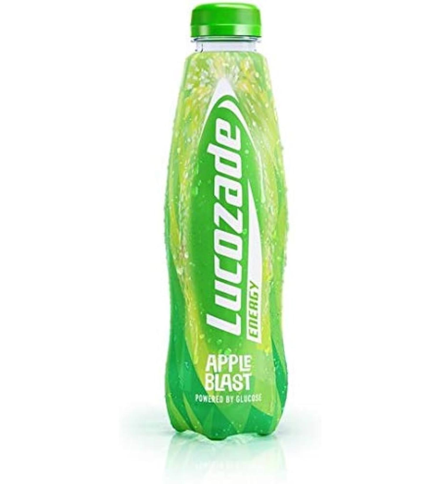 Lucozade Apple Blast 380ml (12 Bottles (1 Case)) Apple 12 Bottles (1 Case)