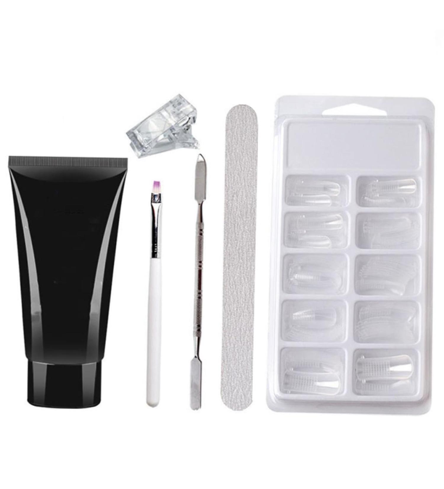 MAGICLULU 3 Sets Nail Extension Glue Set Nail Extension Gel Nail Art Extension Kit Manicure Extension Gel Manicure Kit Nail Kit Nail Art Extended Glue Nail Brush Plastic Strengthen - Buy Online on GoSupps.com