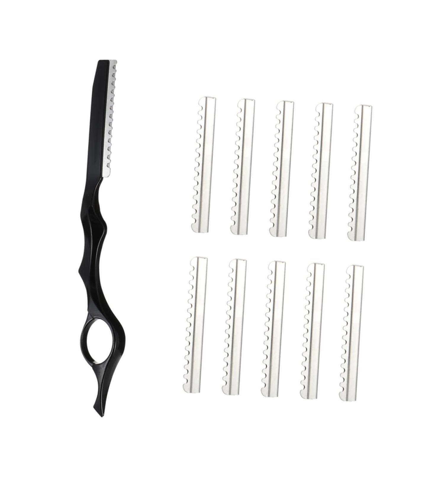 Minkissy Hair Cutter Set - Thinner Comb Texture Knife & Rapid Shaver for Stylists | Beard & Hair Loss Solutions - Buy Online on GoSupps.com