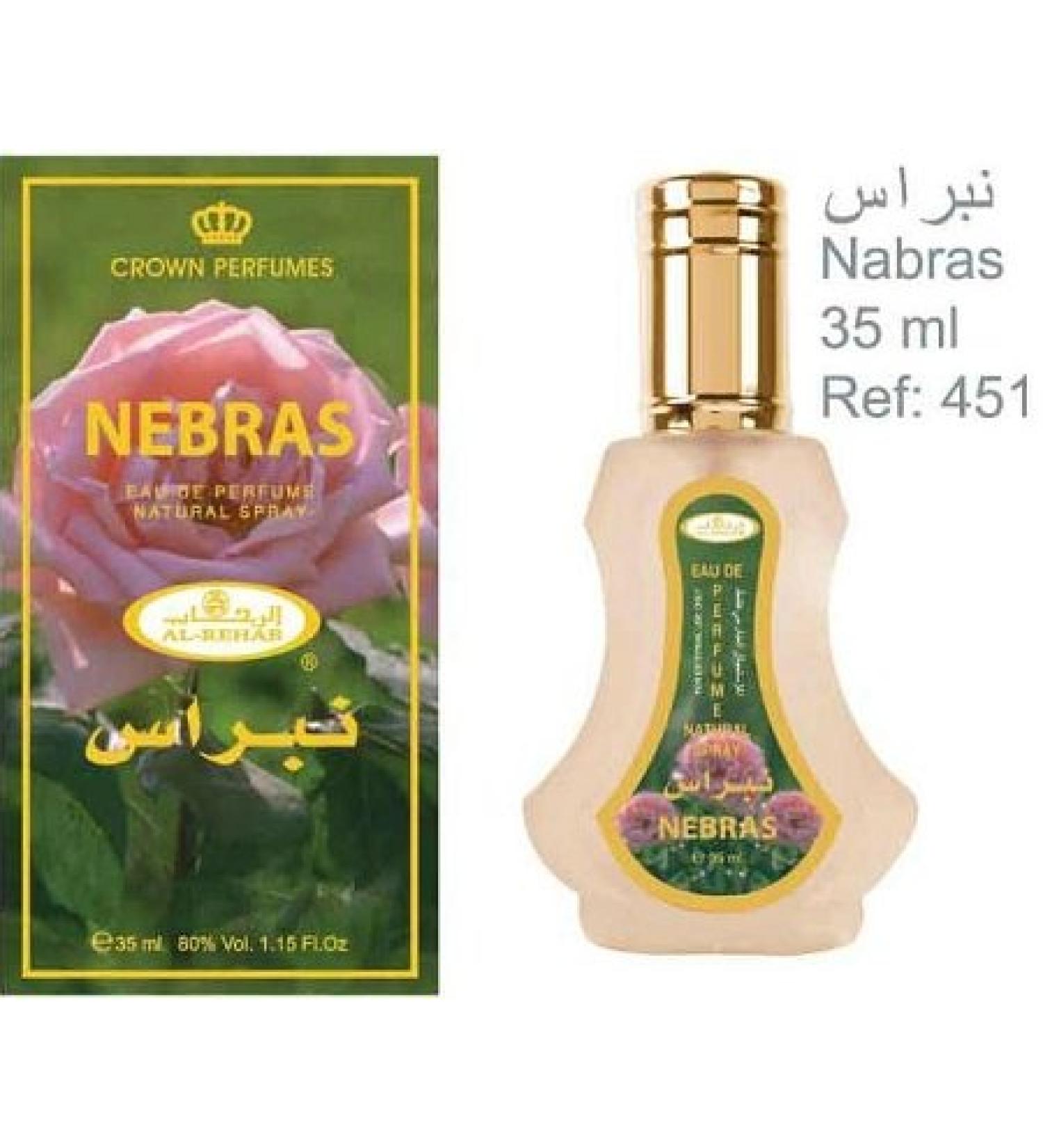 Nebras - Eau De Perfume Natural Spray - 35 ml (1.15 fl. oz) by Al-Rehab