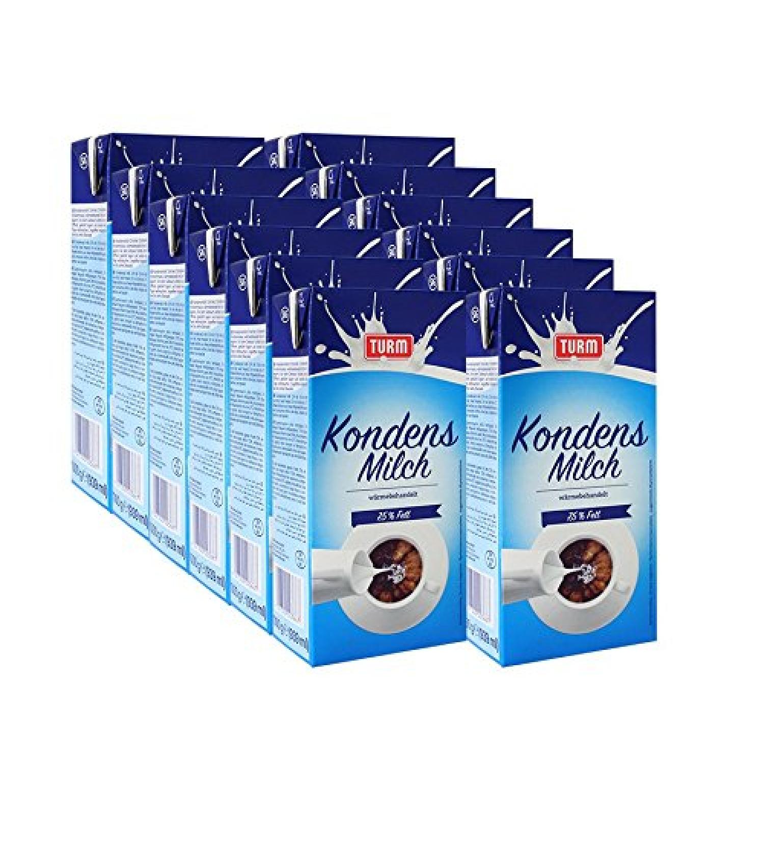 Turm condensed milk 7.5% fat 1000g pack of 12