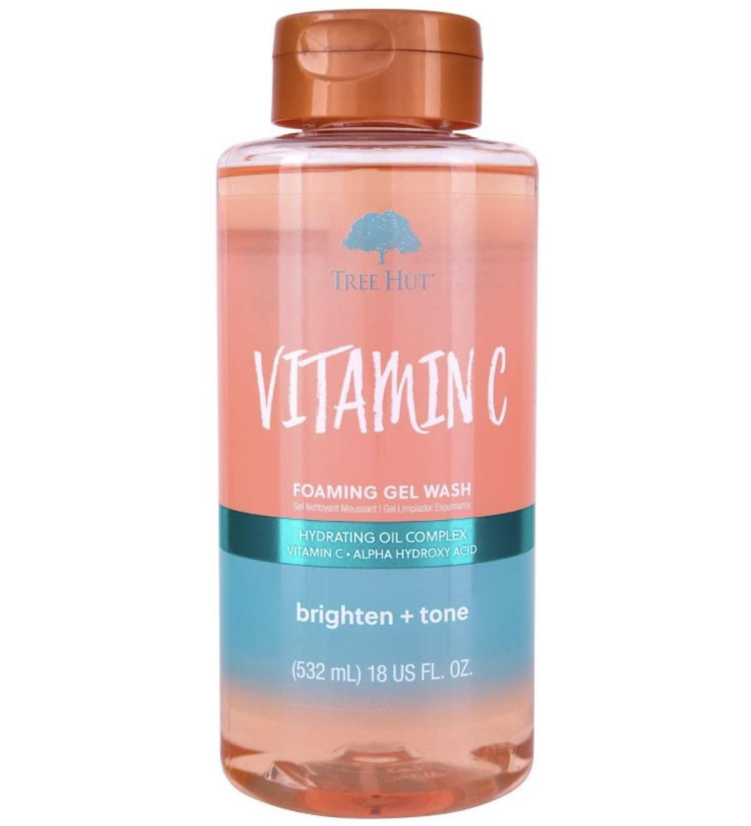 Tree Hut Vitamin C Foaming Gel Wash 18FL oz - Brightening Cleanser - Buy Online on GoSupps.com