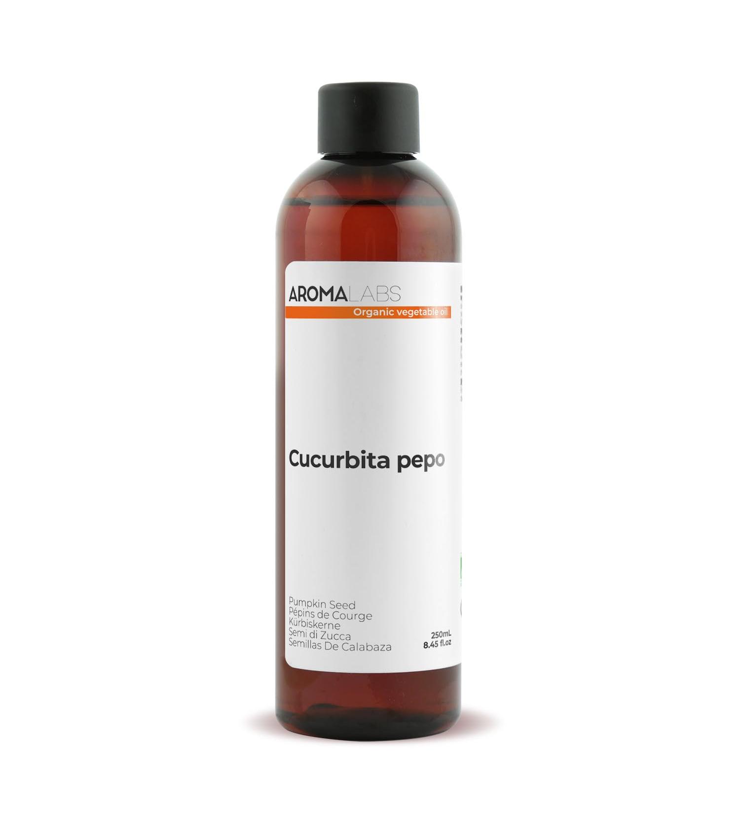 Aroma Labs - Organic Pumpkin Seeds - Virgin and AB Certified Vegetable Oil - 250 mL - Buy Online on GoSupps.com