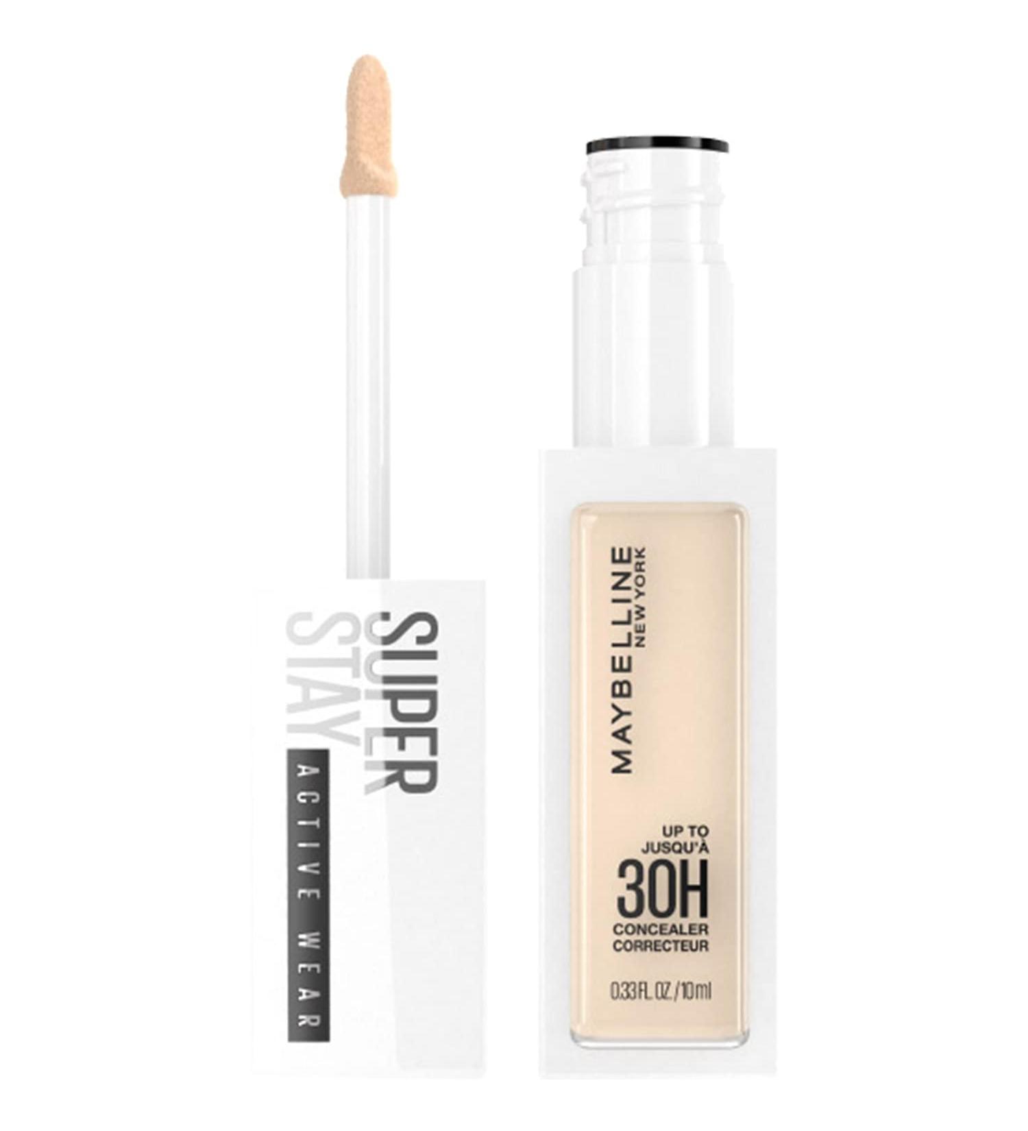 Maybelline New York Concealer - Long-Lasting Up to 30H - All Skin Types - Superstay Active Wear - Ivory (05) - 10 ml - Buy Online on GoSupps.com